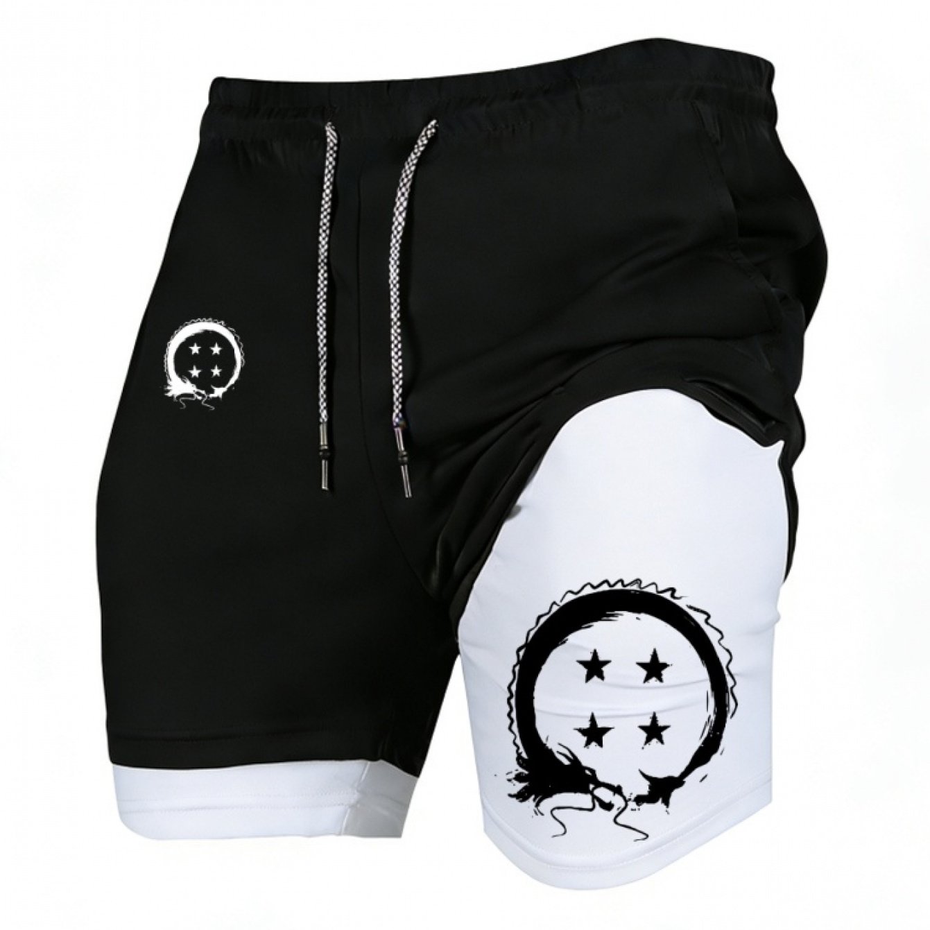TEMU 2026 's 2-in-1 Quick-dry Athletic Shorts Featuring A Phone Pocket - Moisture-wicking Workout Shorts Ideal For Gym, Running, And Training -