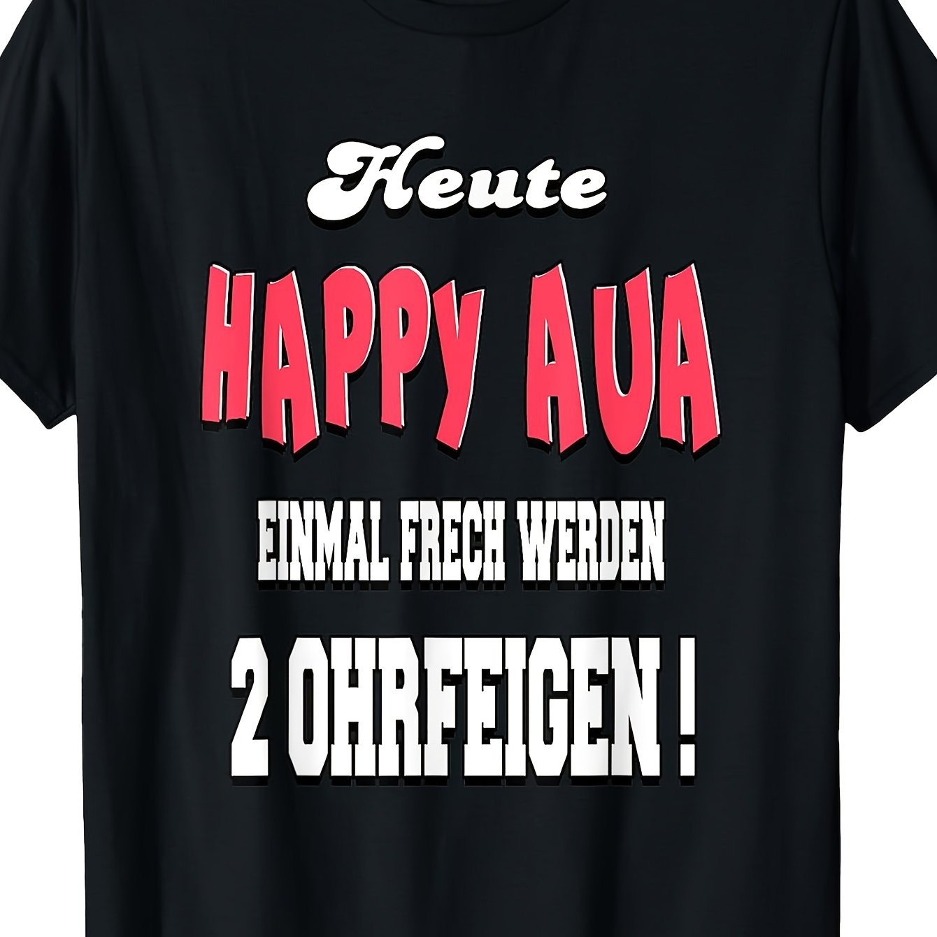 Image of Funny Sarcastic Slap Shirt Men's Black Tee Comfortable Perfect For Home|outdoor|work|gifting (birthdays|mother's Day|valentine's Day) All Sizes Unisex
