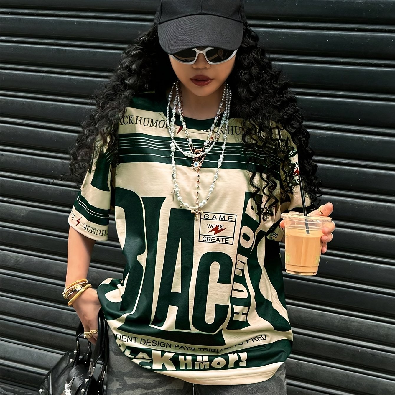 Youth Casual Crew Neck T-shirt, Polyester 95% Elastane 5% Knit Fabric, All Short Sleeve Loose For