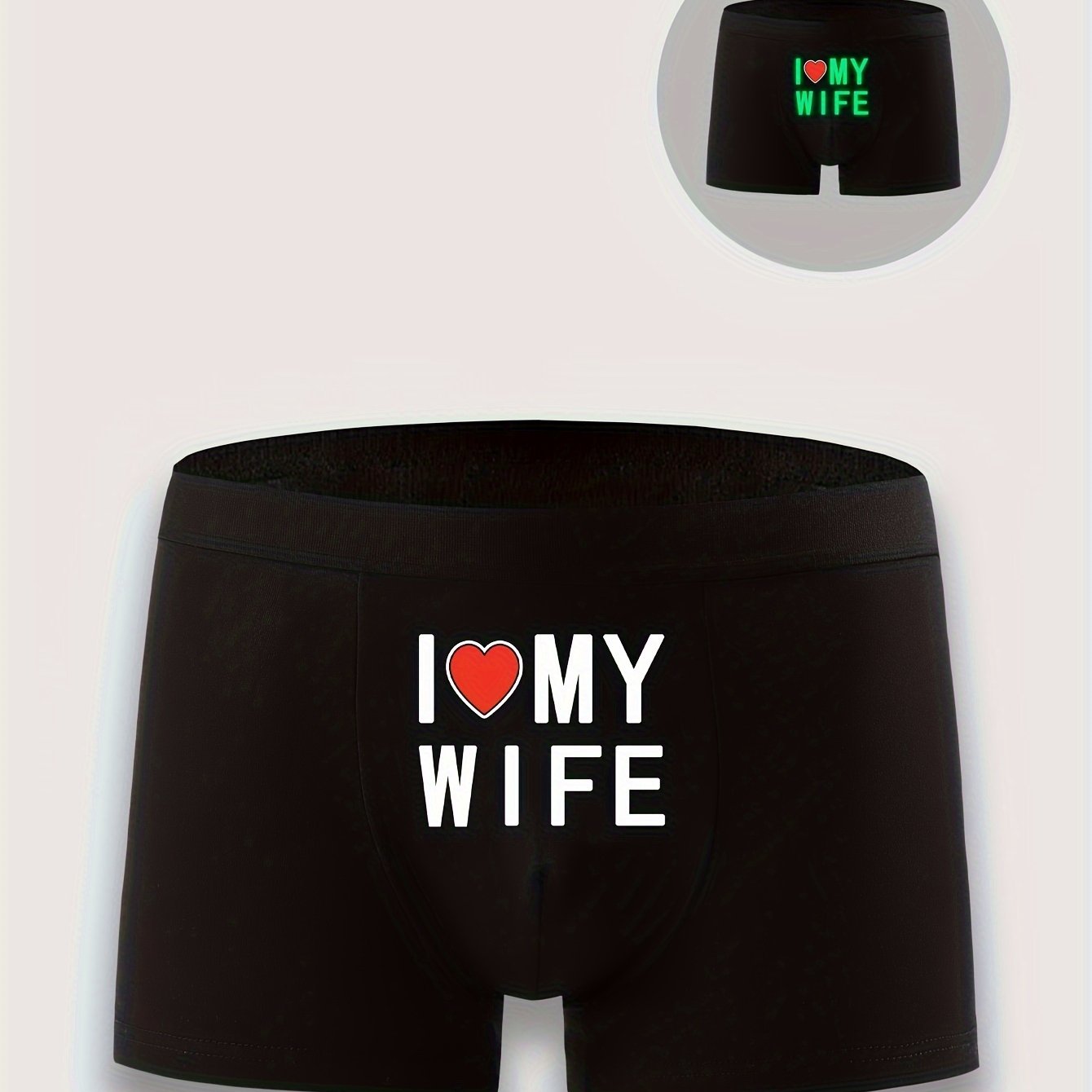 Image of 1pc Men's Pattern Boxing Shorts - -friendly Durable Fun Underwear - Knit Fabric - Fashion 's Day Gift Size: S, M, L, Xl, Xxl