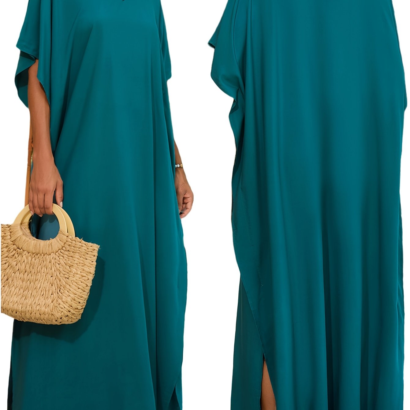 Image of Beach Cover-up Robe Loose Big Size Bohemian Skirt Bikini Cover-up