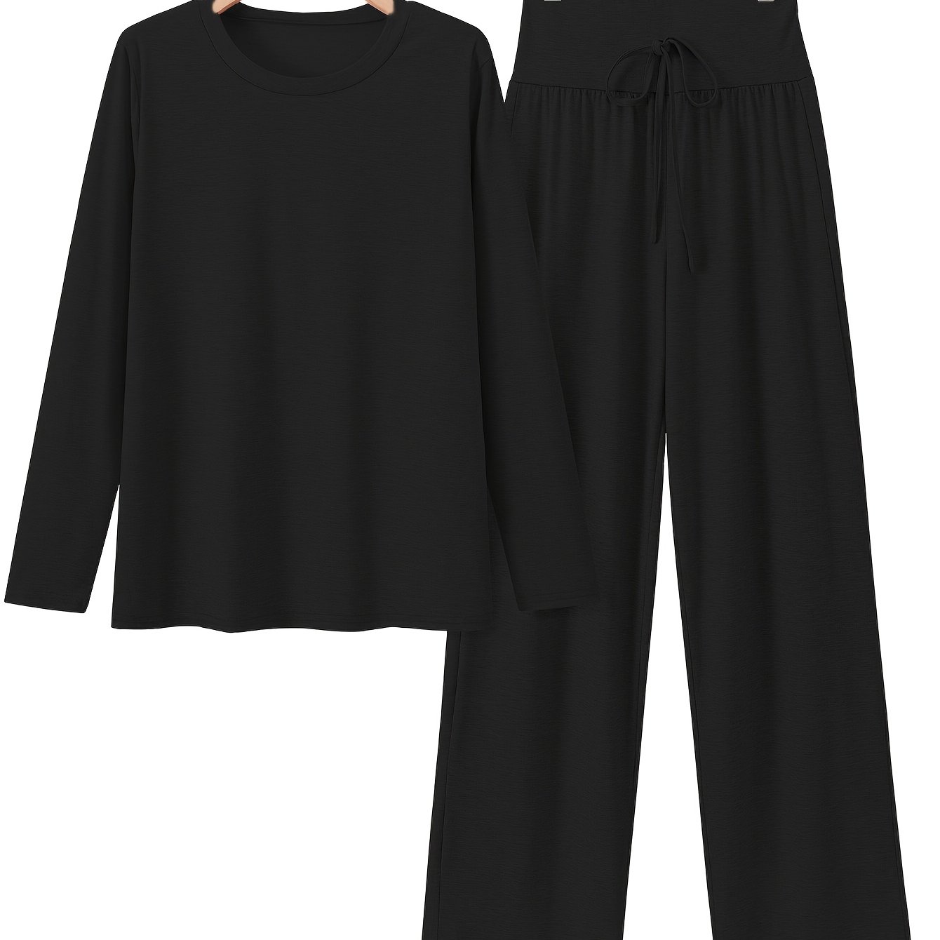 TEMU New Autumn/ Women's Set, Home Casual Wear, Comfortable And Breathable, Basic Apparel