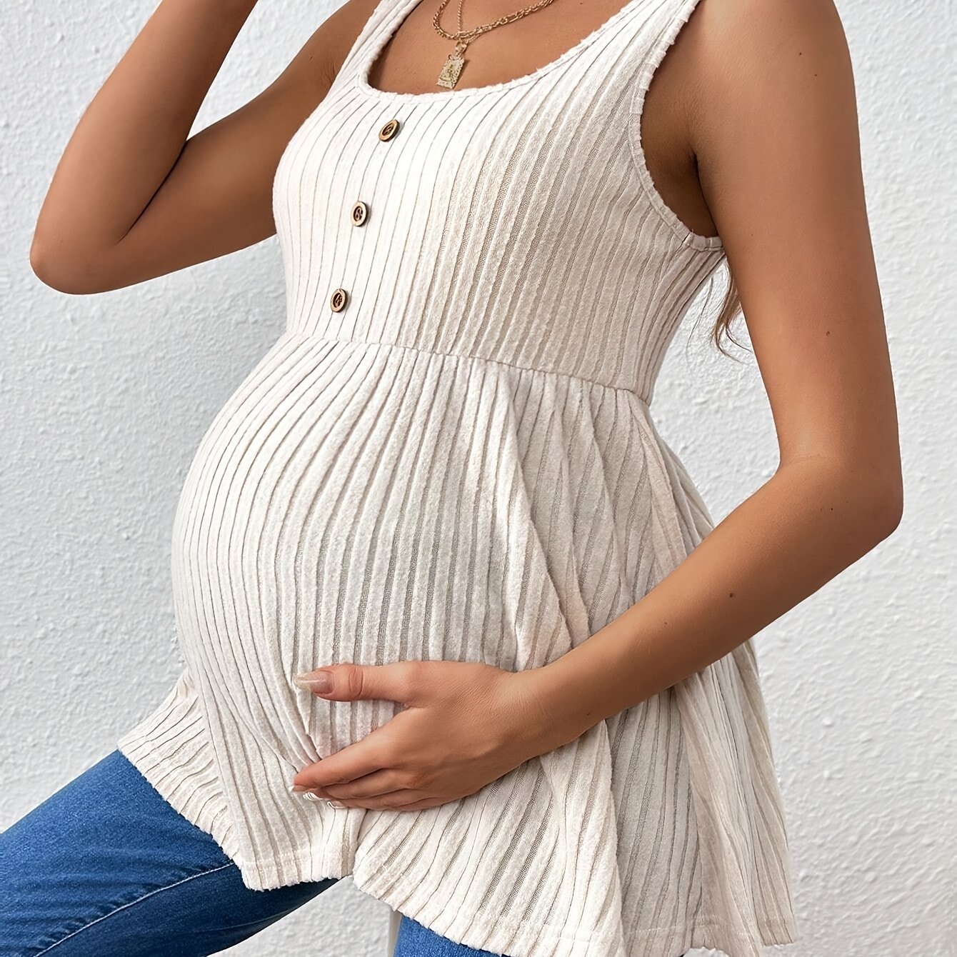 Pregnant Comfortable Long Tank Top