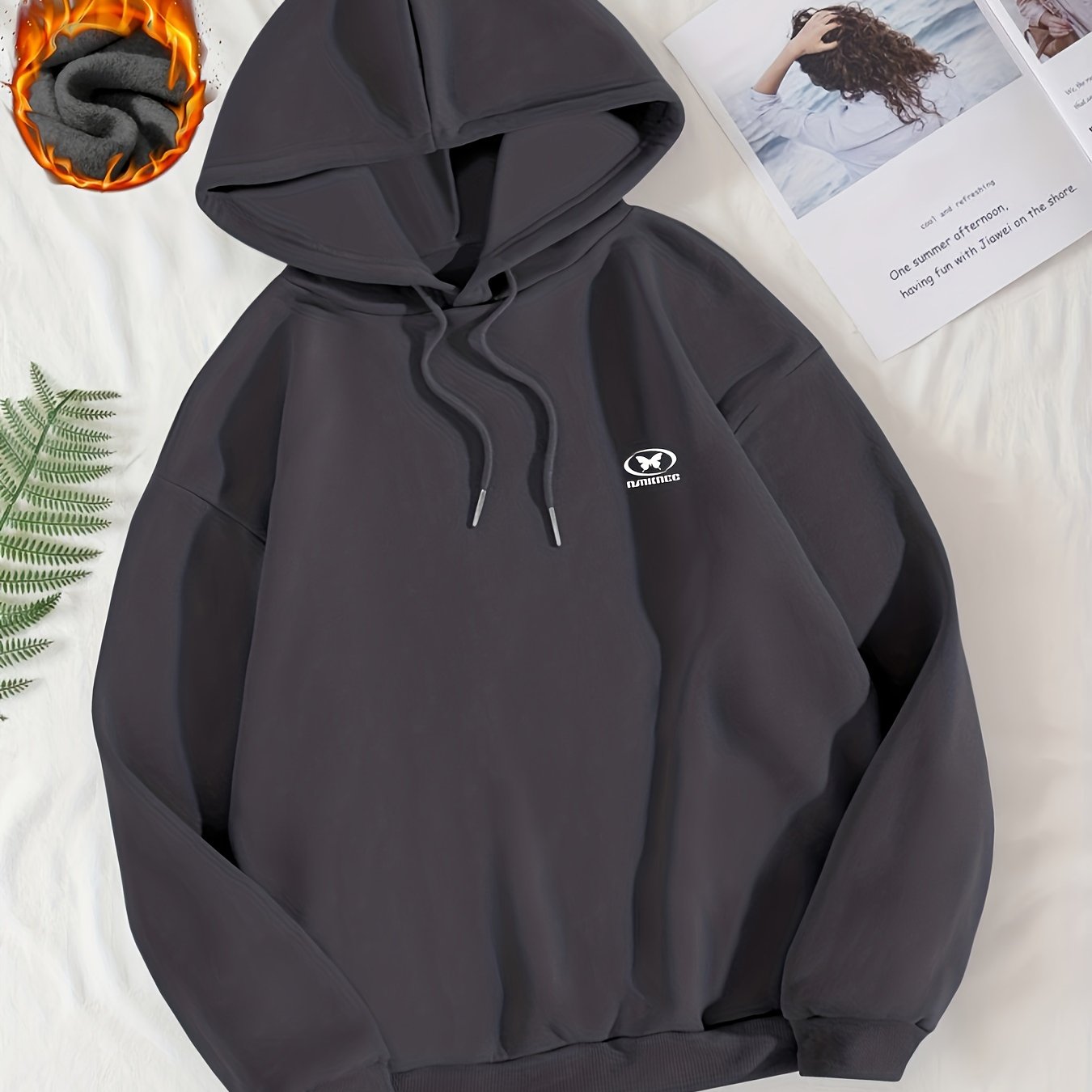Image of Women's Hoodie Spring And Winter Thick Hoodie Coat Winter Warm Thick Casual Loose American Coat