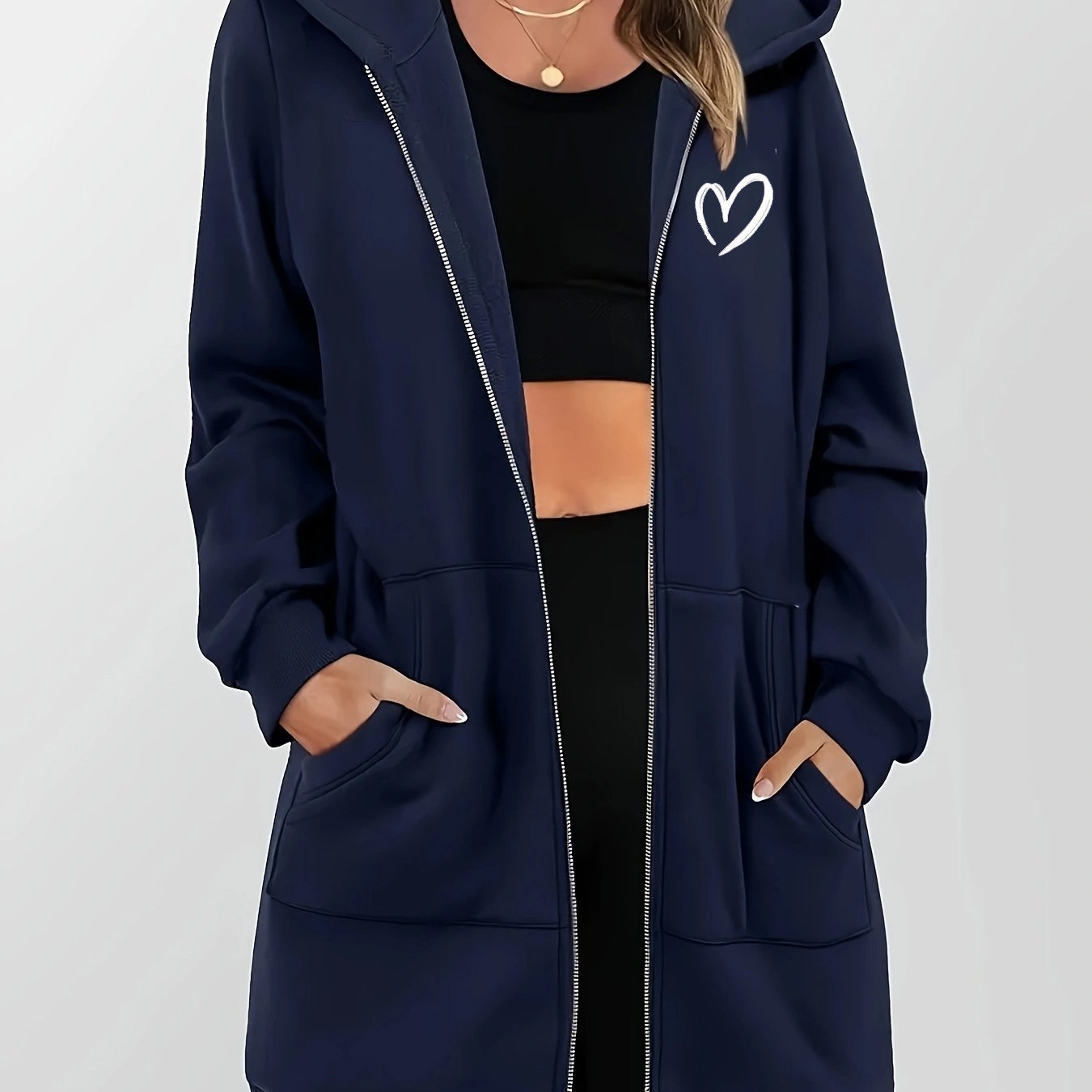 Women's Fashion Zip-up Hoodie