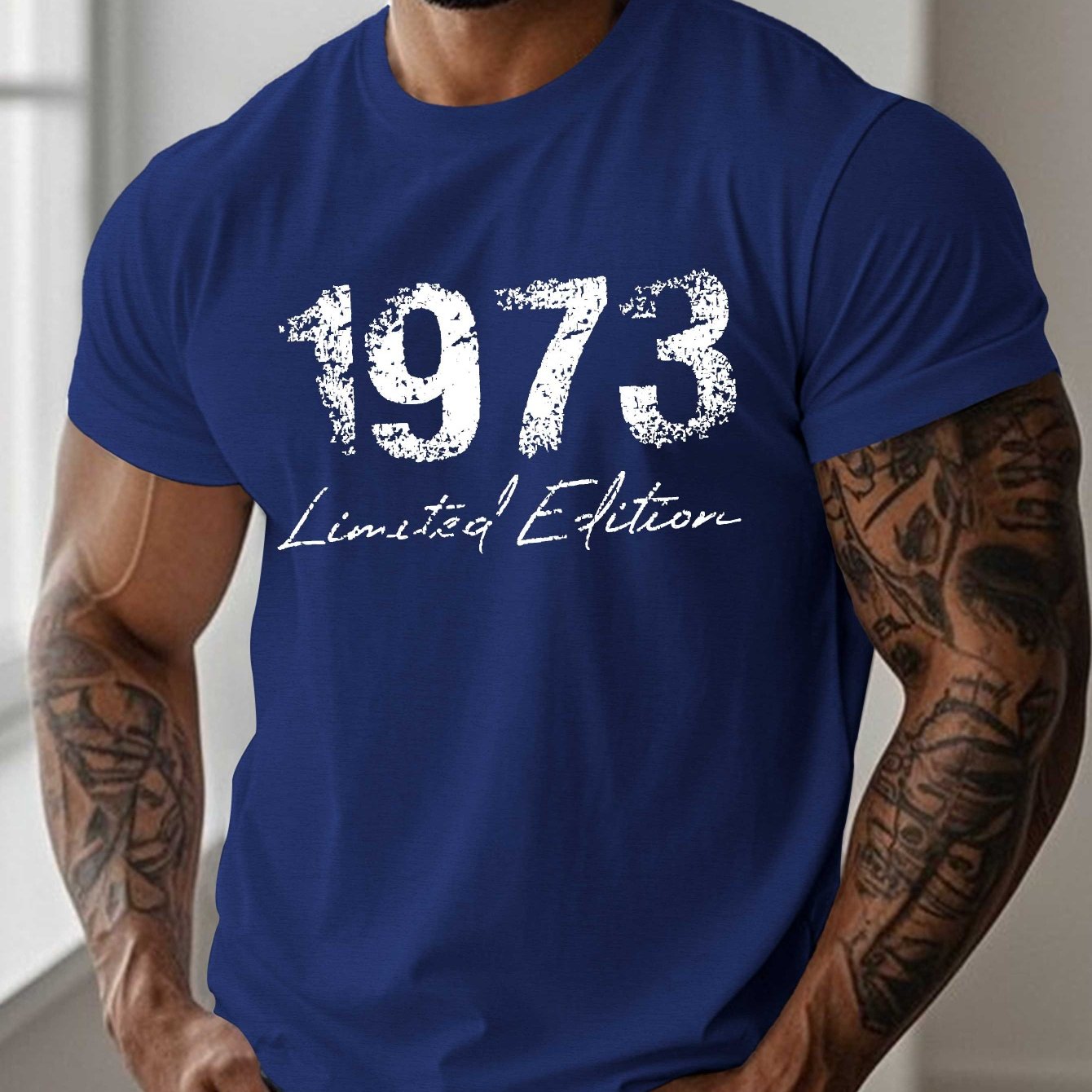 TEMU 1973 Special Release Men's Short-sleeve Summer Tee