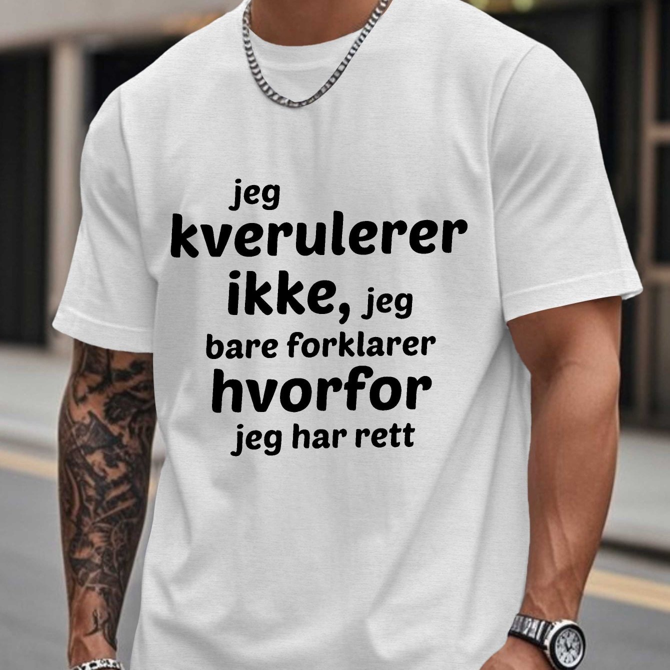 TEMU Funny Men's Short Sleeve T-shirt Summer T-shirt Top