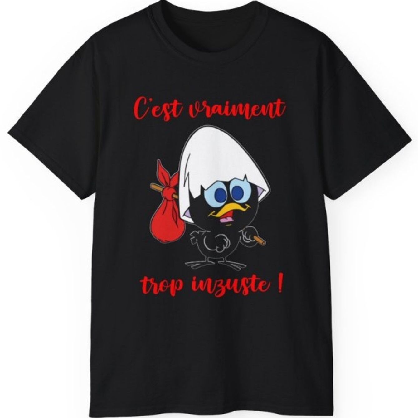 TEMU T-shirt grande taille pour homme avec le de noire du dessin
