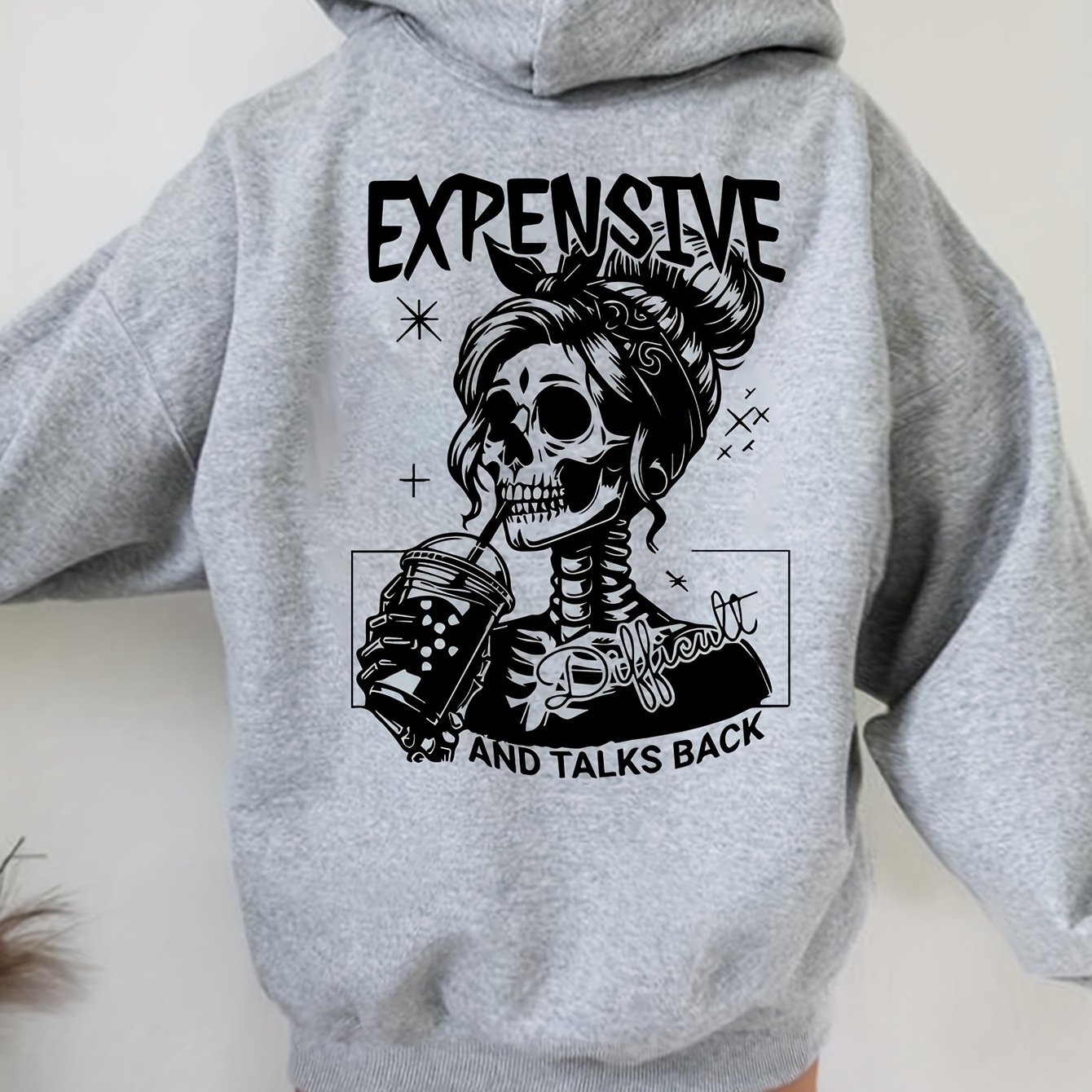 Women's Casual Printed Graphic Hoodie