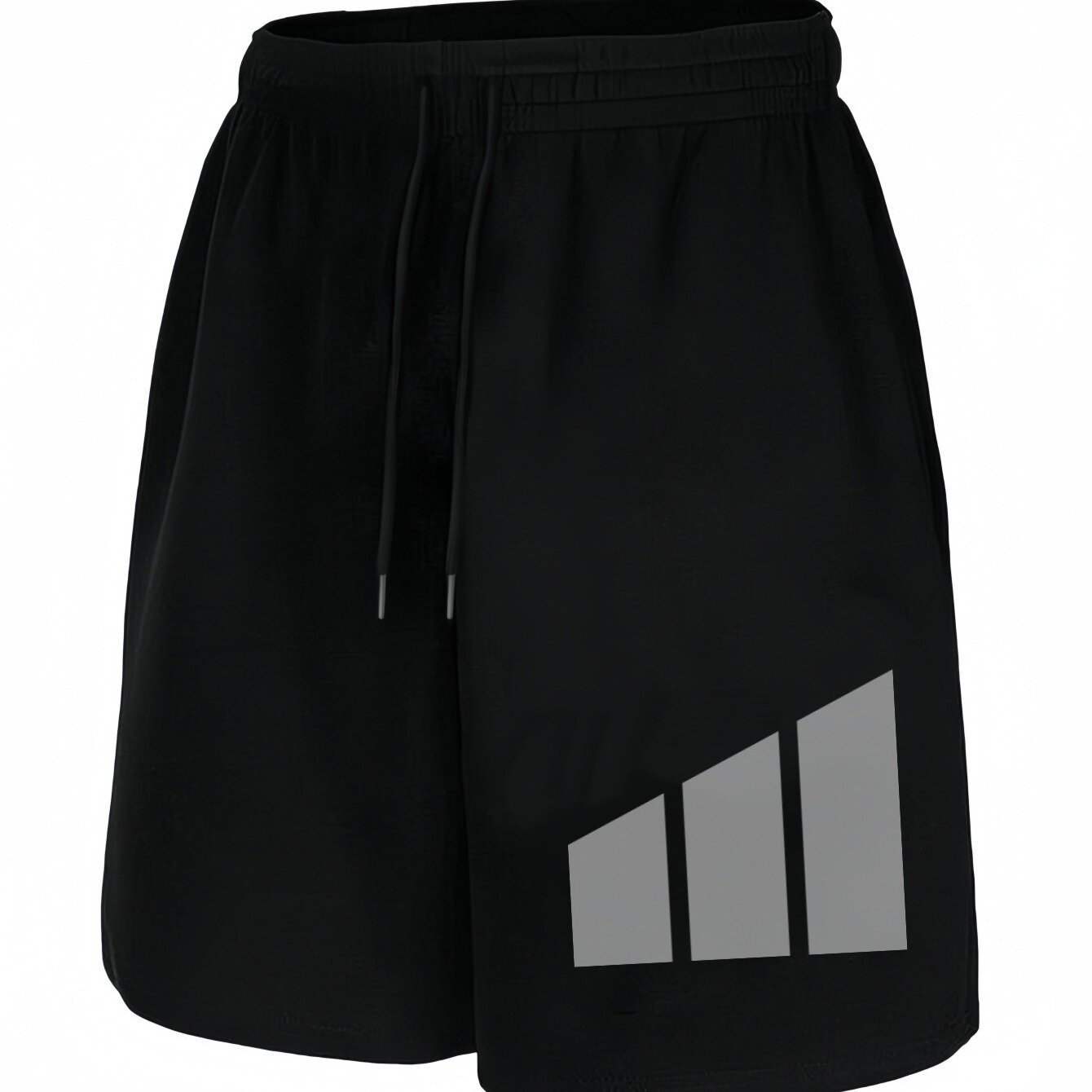 TEMU Men S Stylish Printed Simple Commuter Style Black Shorts Featuring Popular Patterns Spring And Summer A Must Have For