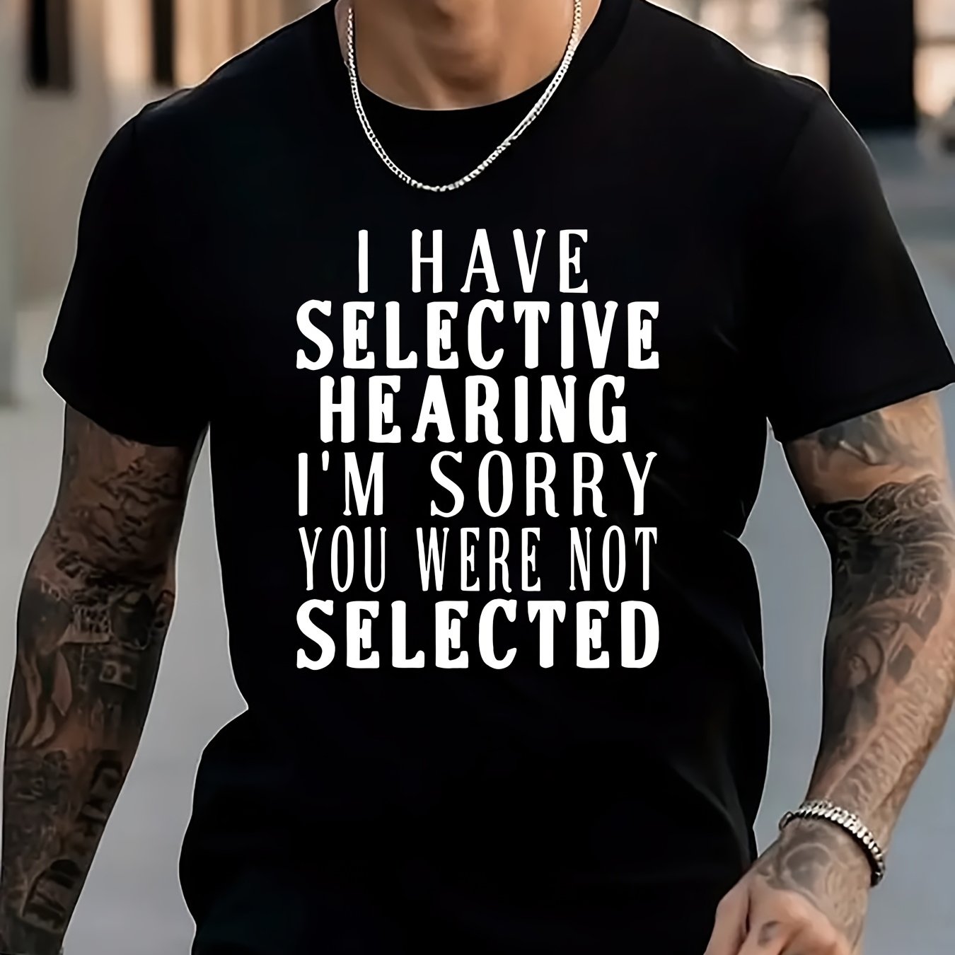 TEMU T-shirt Graphique Décontracté pour Homme avec Imprimé de Lettres Audacieuses 100% Polyester Extensible Coupe Confortable Lavable en Machine Col