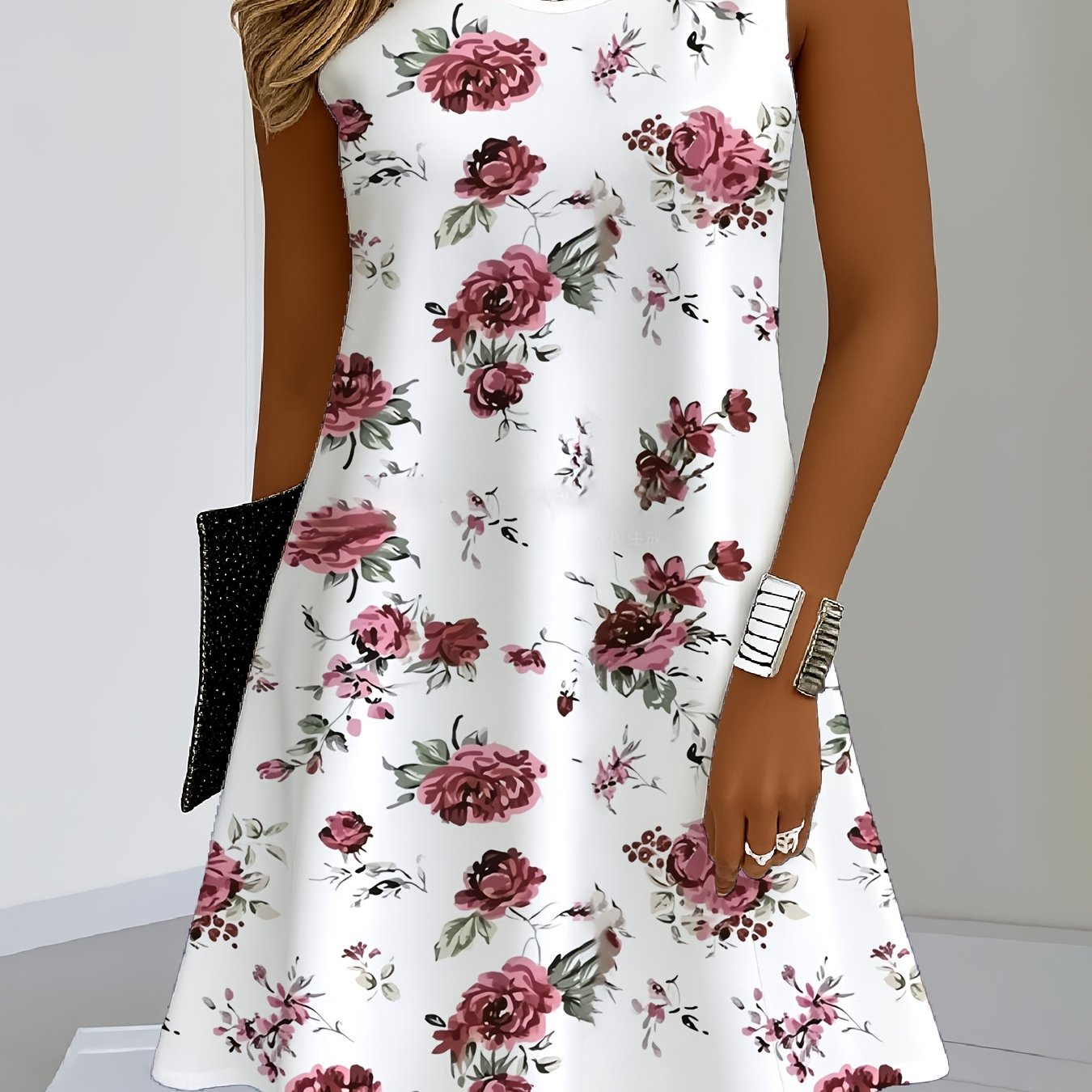 TEMU Vest-style Nightdress Women, Summer Thin High-end Cute Cartoon Sleeveless Camisole Dress, Loungewear Versatile And Casual Beautiful Clothes