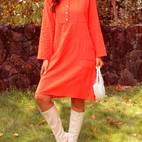 button up solid loose dress casual long sleeve dress for spring fall womens clothing