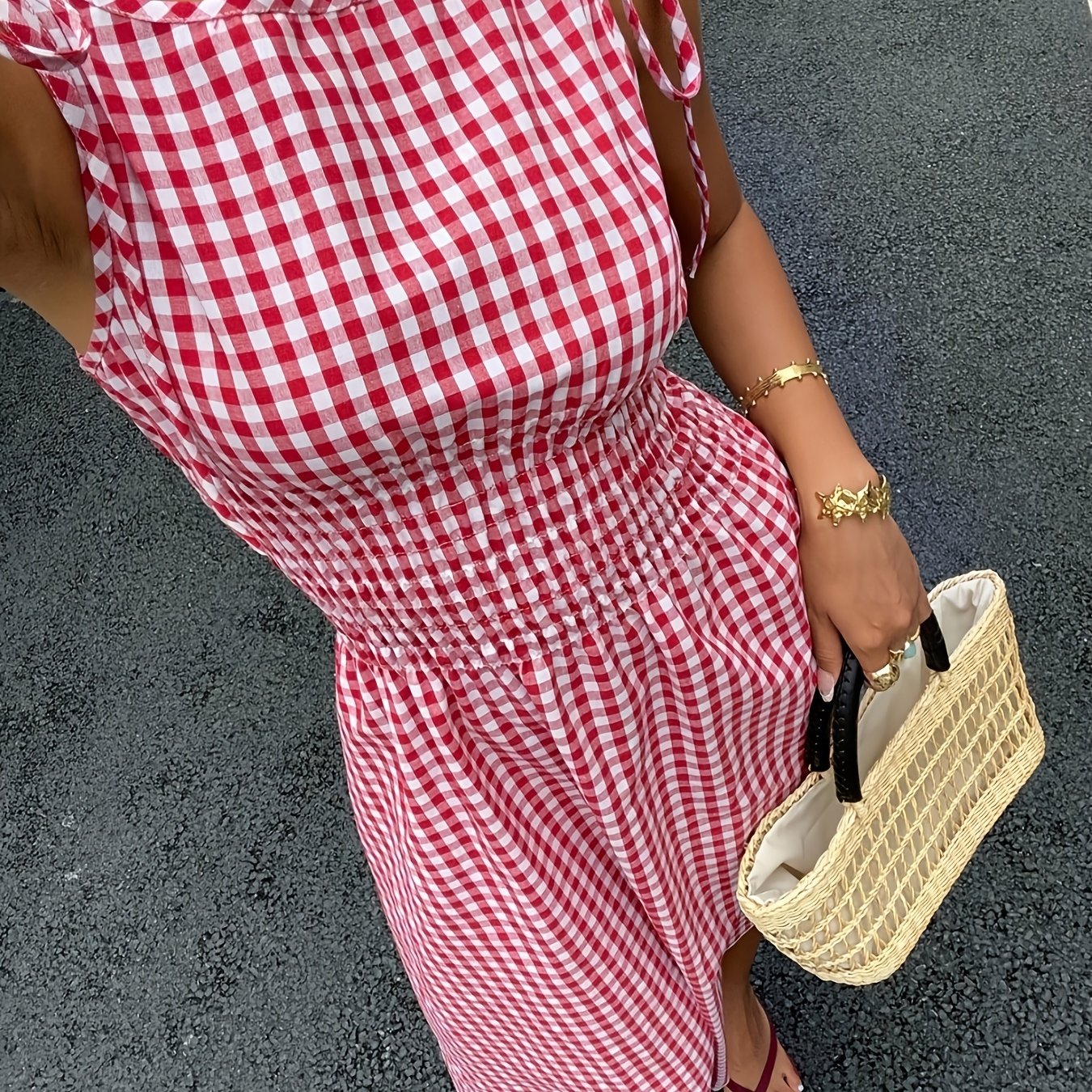 Elegantna ženska vsestranska midi obleka za prosti čas/zabavo, primerna za vsakodnevno nošenje, ekskluzivne zabave, z in valovitim vzorcem