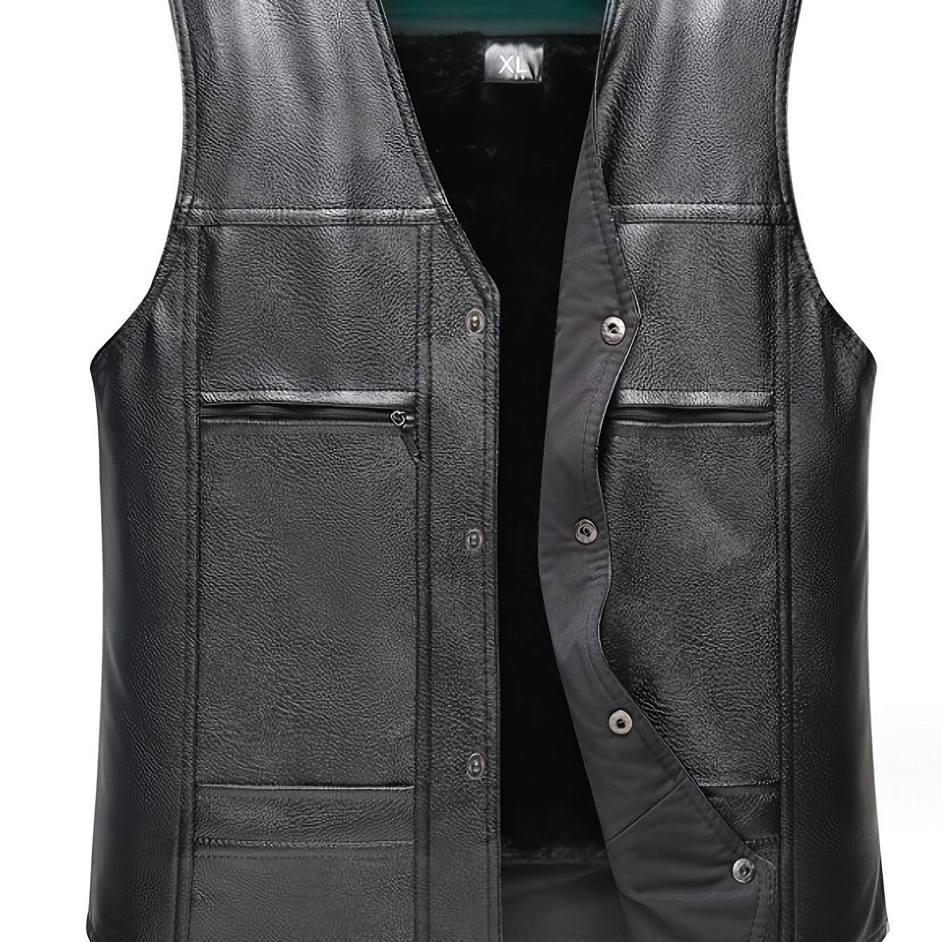 Image of Winter Vest Casual Waistcoat For Elderly Thickened Jacket Men's Clothing