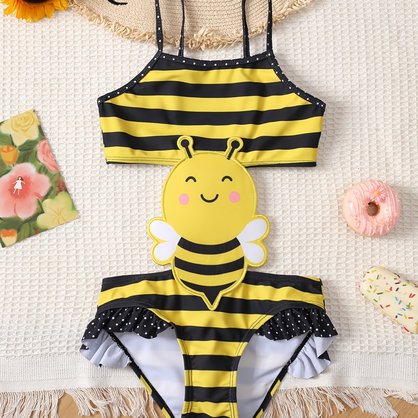 Girls' Stylish Beach Casual Party -piece Swimsuit