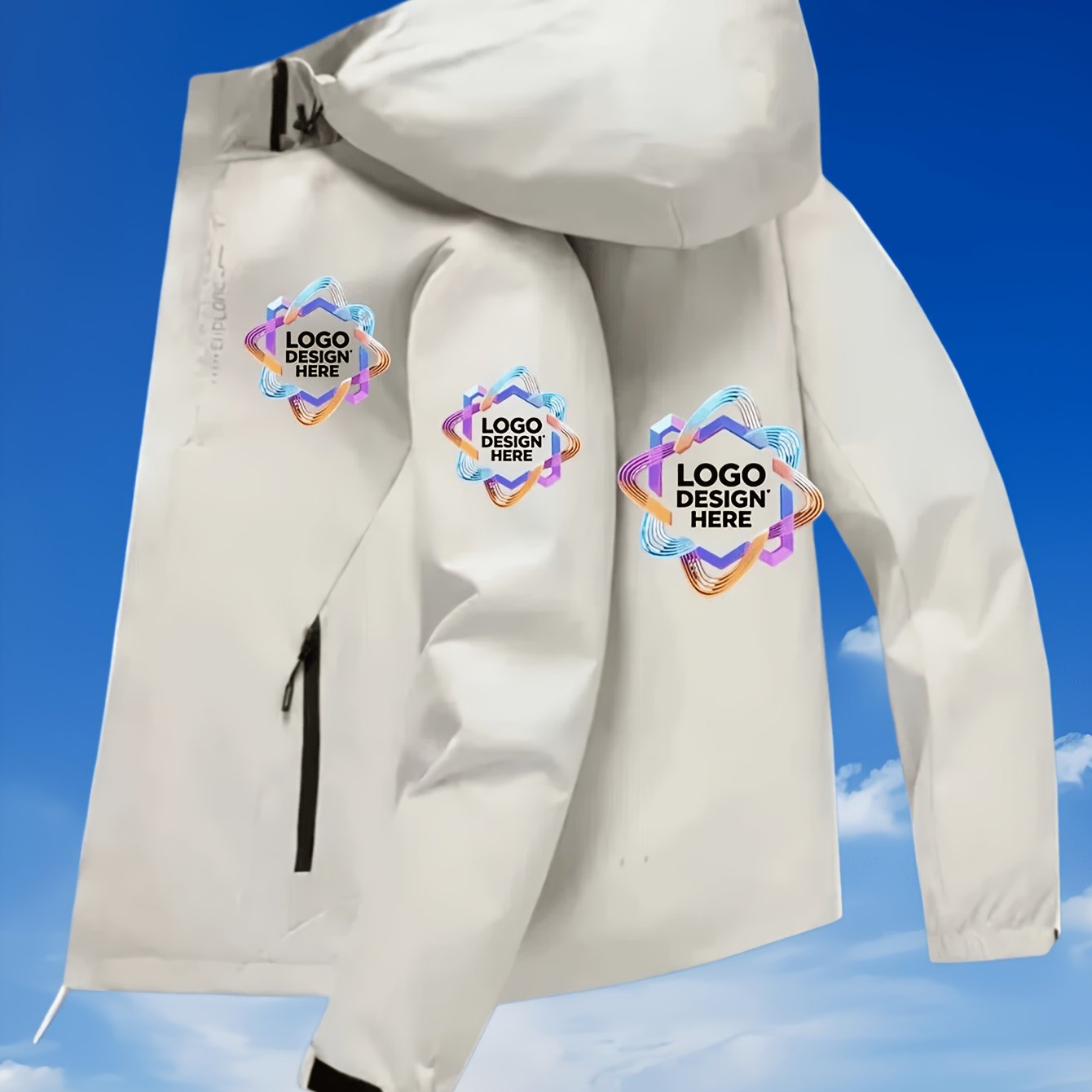 TEMU [men And Women Casual Jacket Customization] Logo/text/image For - Reference Photos For Custom Area, Not The Actual Image - Showcase Your -