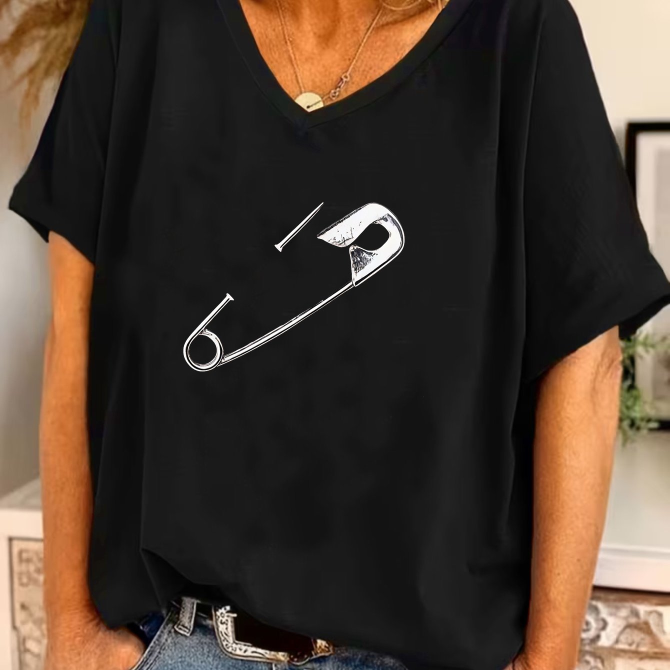 TEMU Taglie Forti, Maglietta Donna con Scollo Maniche a Pipistrello - Blusa Oversize Morbida , Taglie 1XL-8XL, Abbigliamento Casual e da Resort per ,