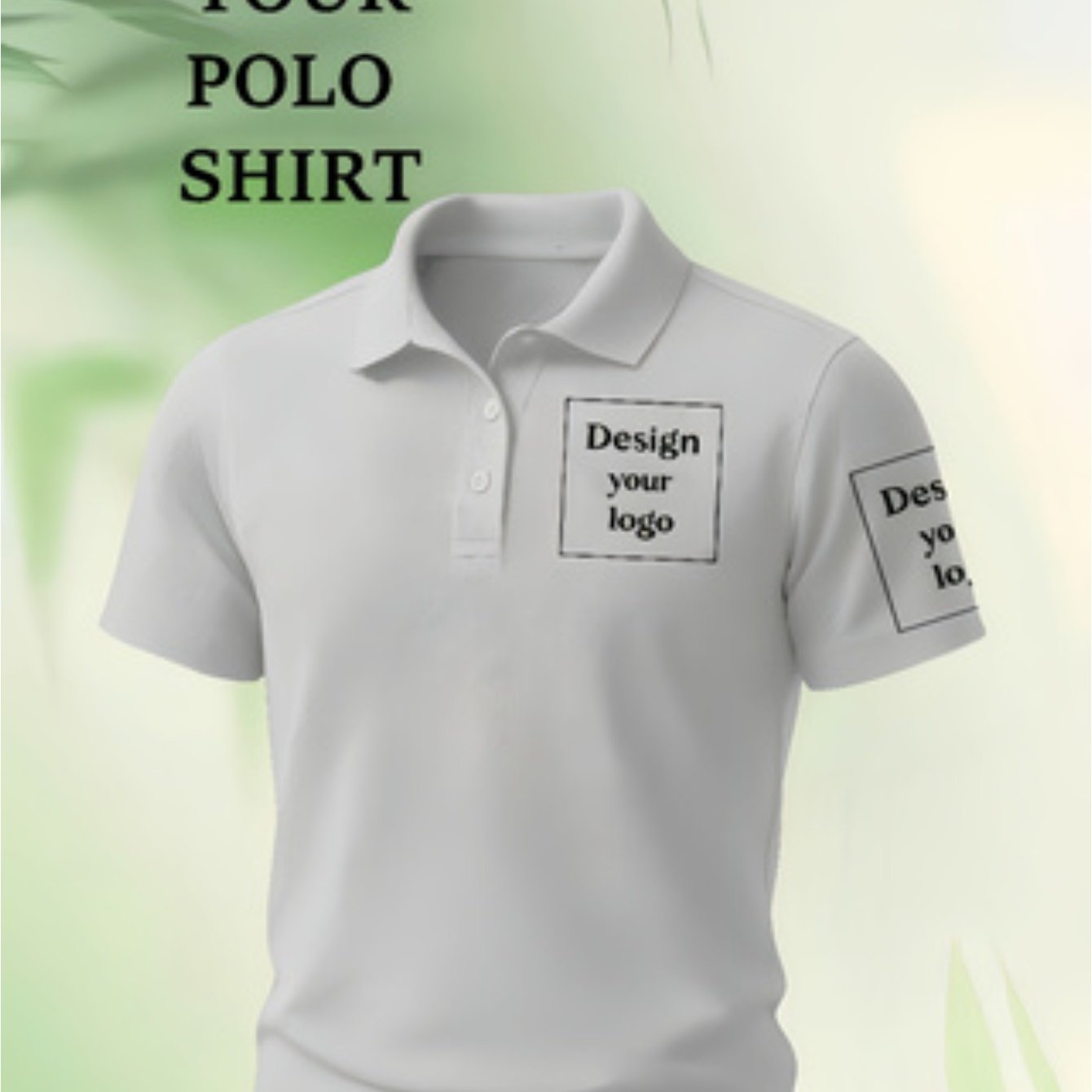 TEMU Camiseta blanca personalizable para mujer con personalización en el pecho frontal, brazo y espalda. Ideal para uniformes corporativos y ropa de