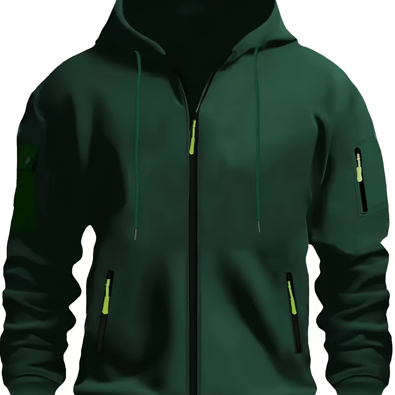 TEMU European And American Stylish Casual Autumn And Winter Hats, Pullover Hoodies, Zip-up Long Sleeve Jackets For Men And Women