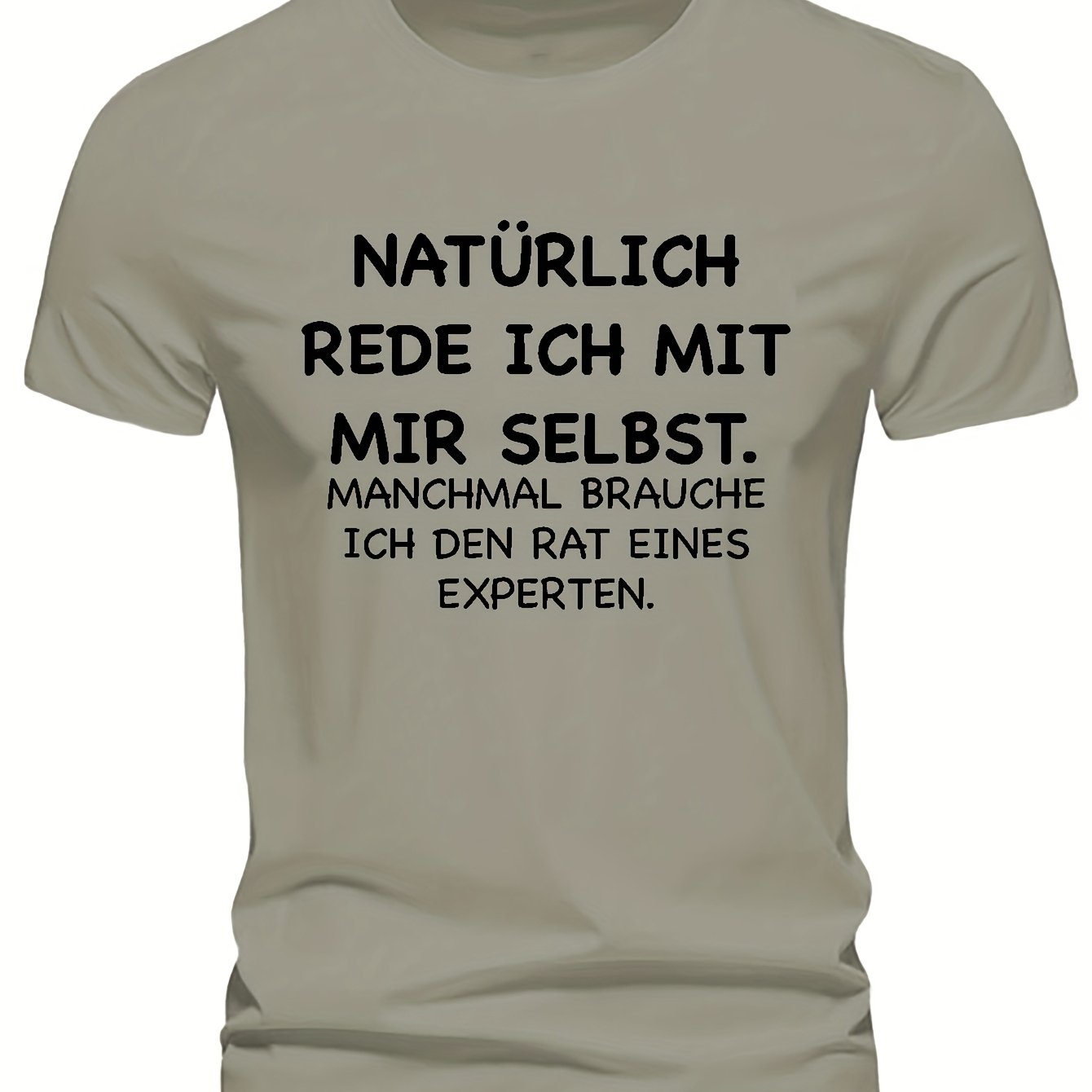 E-shop Humorvolles deutsches Spruch T-Shirt für Herren mit kurzen Ärmeln für den Sommer