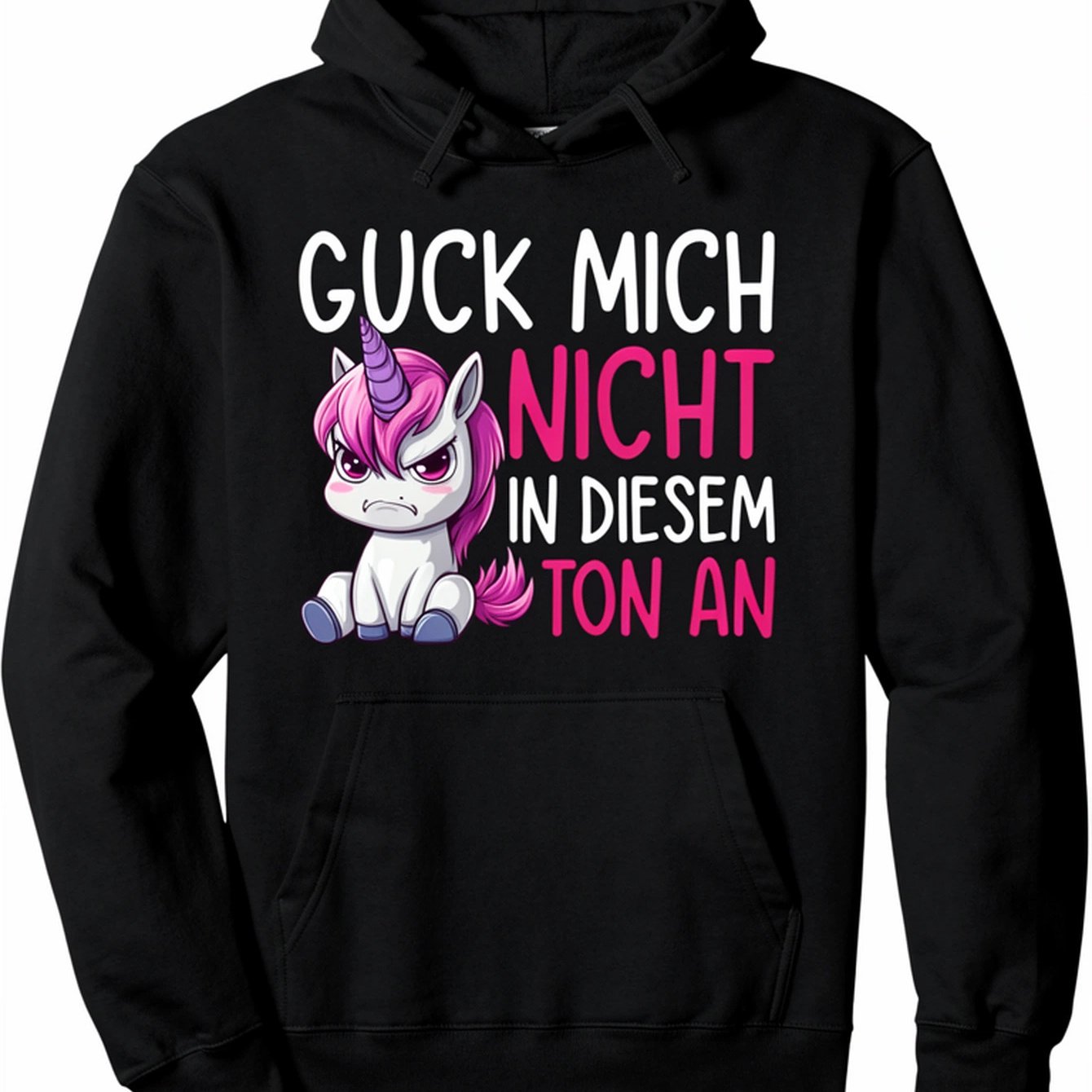 Image of Men's Funny German Sarcastic Hoodie Sweatshirt - At Me In This Tone German Pullover Hooded Sweater With Front Pocket, Casual Winter Wear Suitable For Gifts