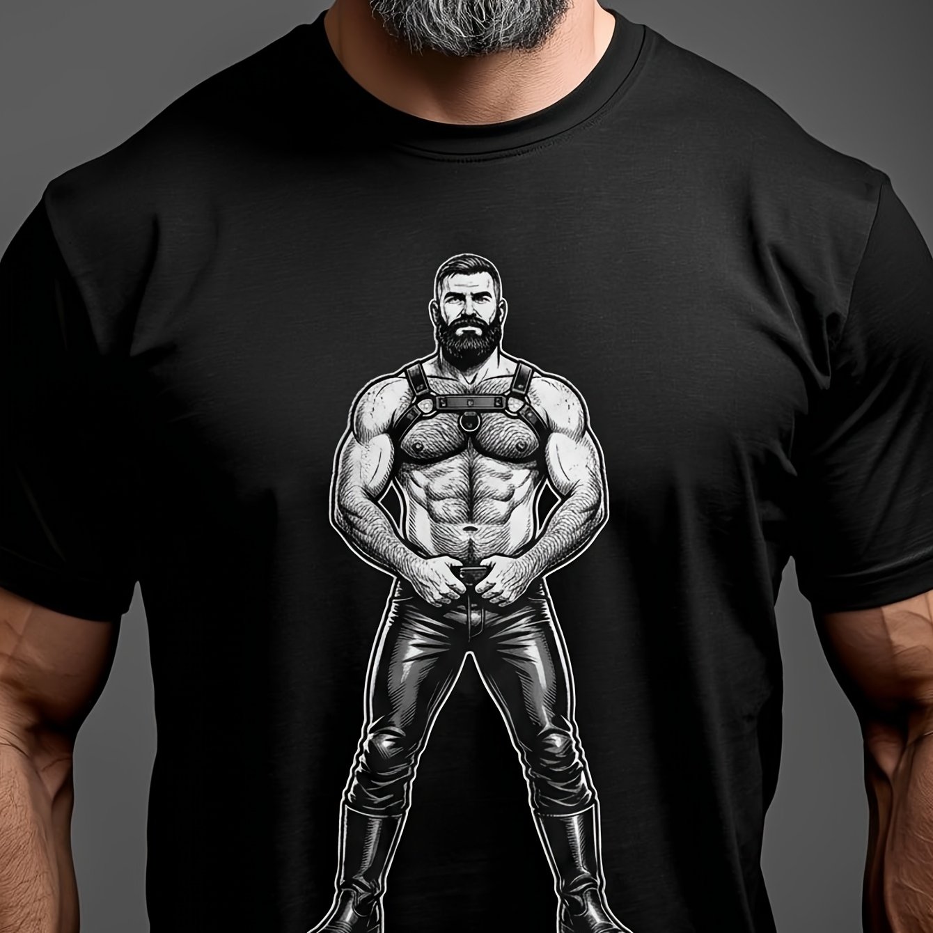 Image of Men's Costume Pride Festival Parade Wear For Husband Men T-shirt Crew Neck 180g Tee