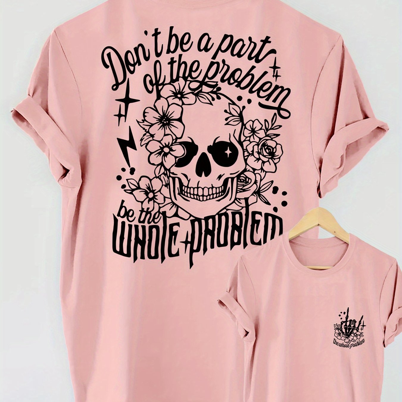 Graphic Print T-shirt, Short Sleeve Crew Neck Casual Top For Summer And Spring, Women's Clothing