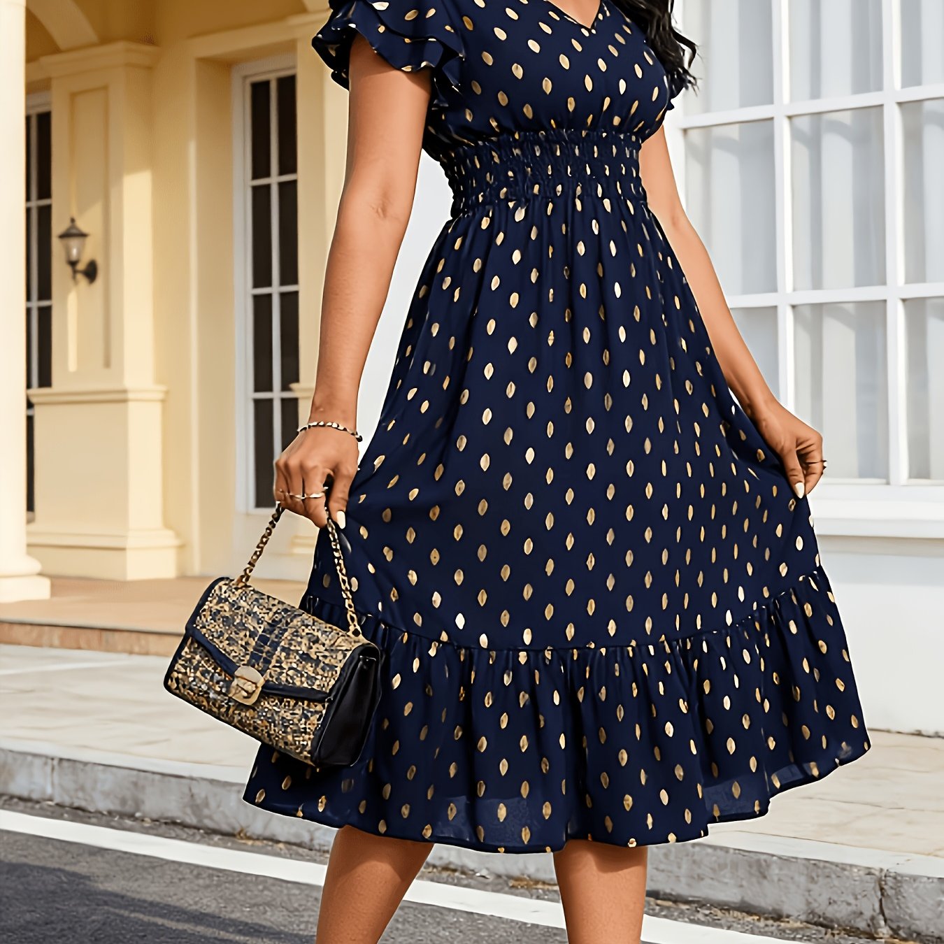TEMU Elegant Women's Dress
