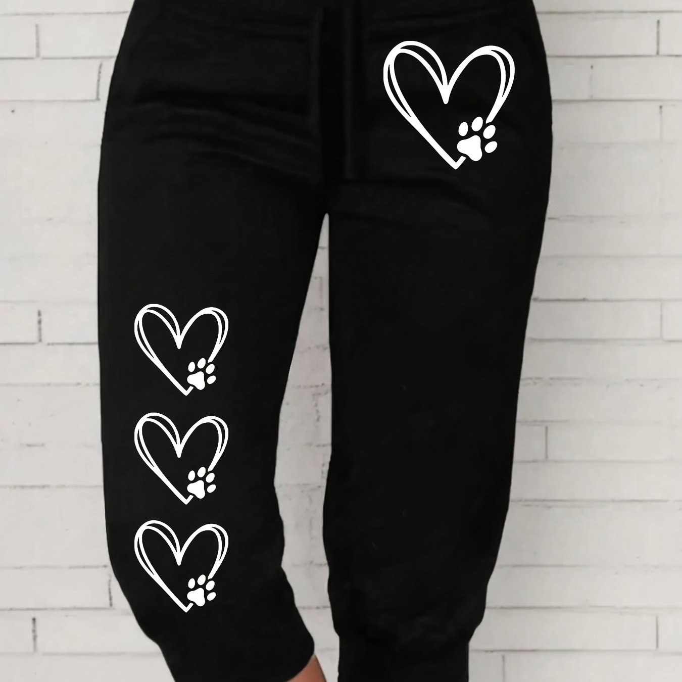 TEMU Plus Size - Plus Size - New Women's Plus-size Wide-leg Harem Pants, Loose And Casual With An Elastic Waist, Printed Mid-length Trousers For Home
