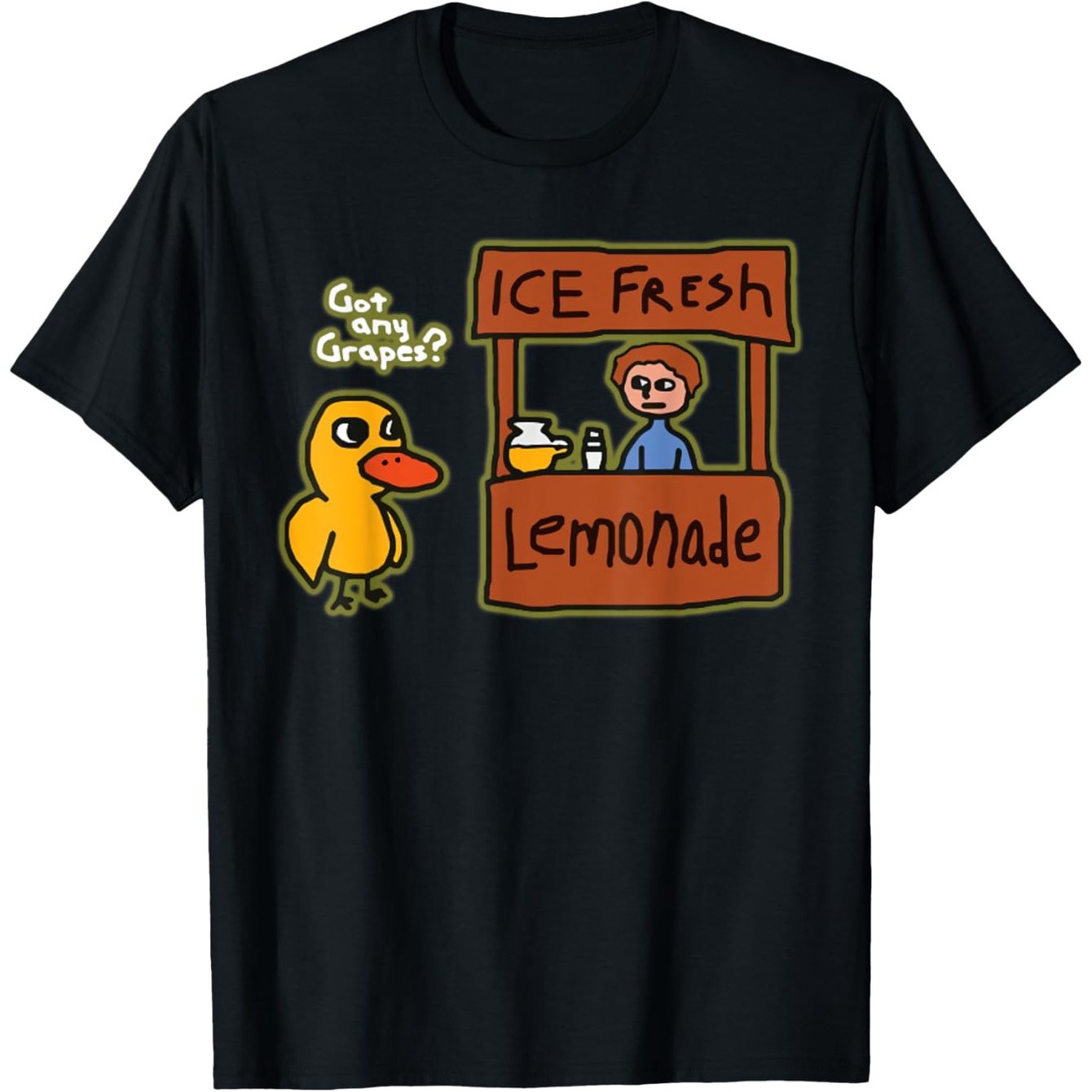 TEMU Ice Shirt Duck Funny Got Any Grapes Love Gift T-shirt
