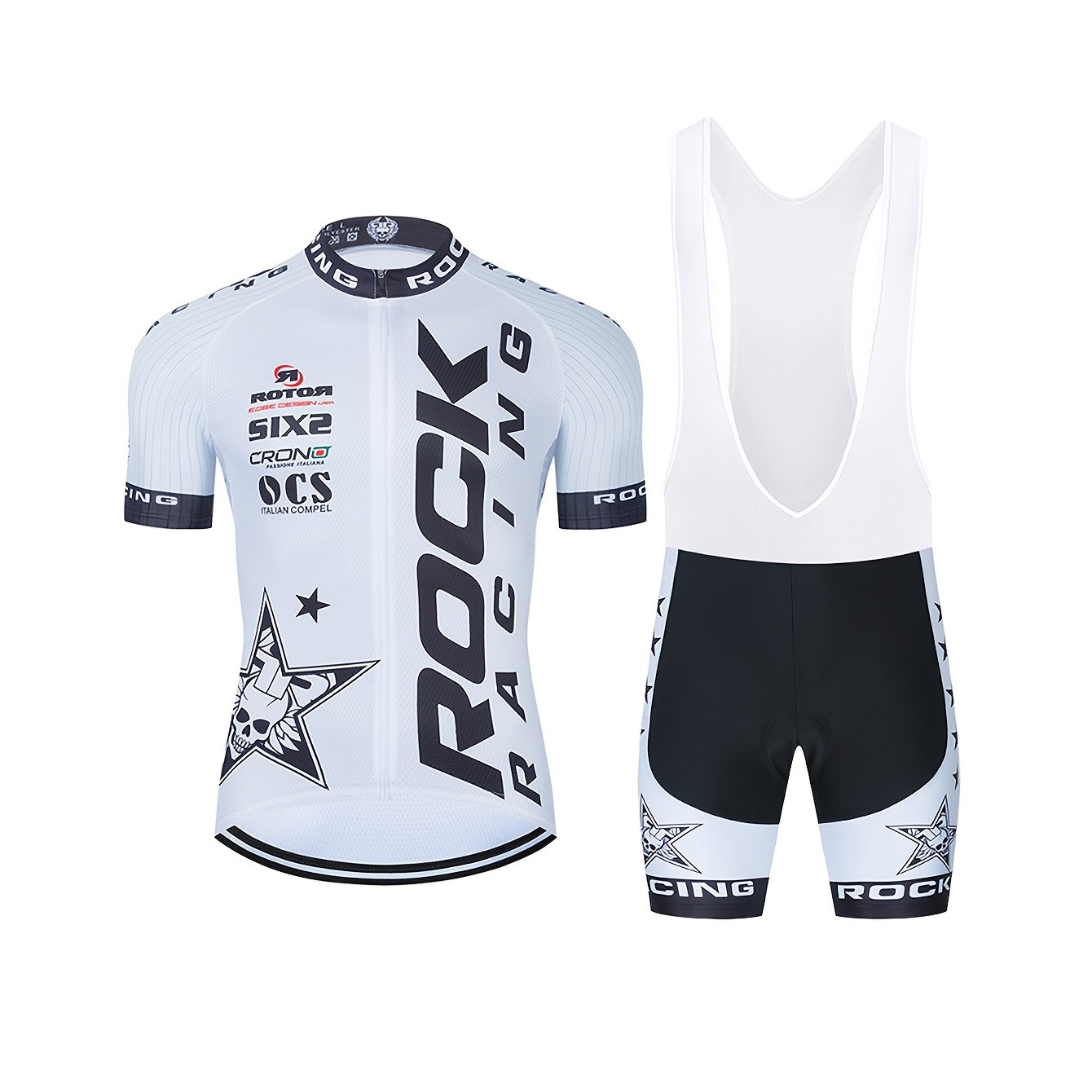 Men's Summer Short-sleeve Cycling Suit, Breathable Sports Cycling Suit, Mountain Bike Cycling Suit, Outdoor Bicycle Uniform, Quick-drying And Breathable