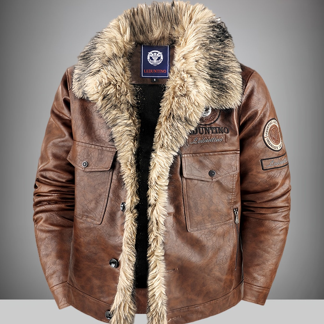 TEMU Men's Slim-fit Sportswear And Functional Jacket, Embroidered Winter, Warm And Comfortable, Men's Sportswear And Functional Jacket, Men's