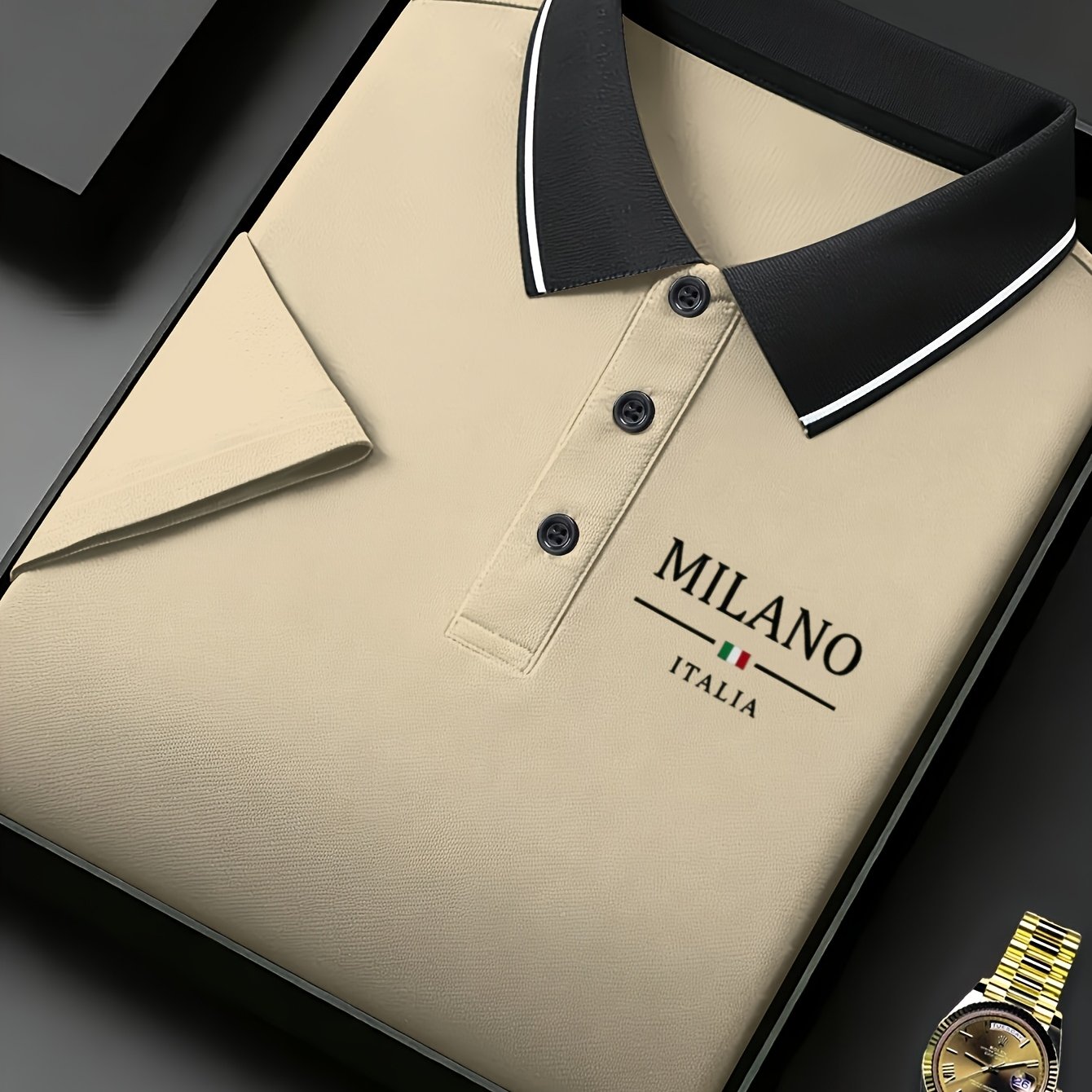 TEMU Men's Shirt, Quick-drying, Lightweight, And Comfortable, Showcasing Men's Temperament And Charm. Suitable For Travel And Business.