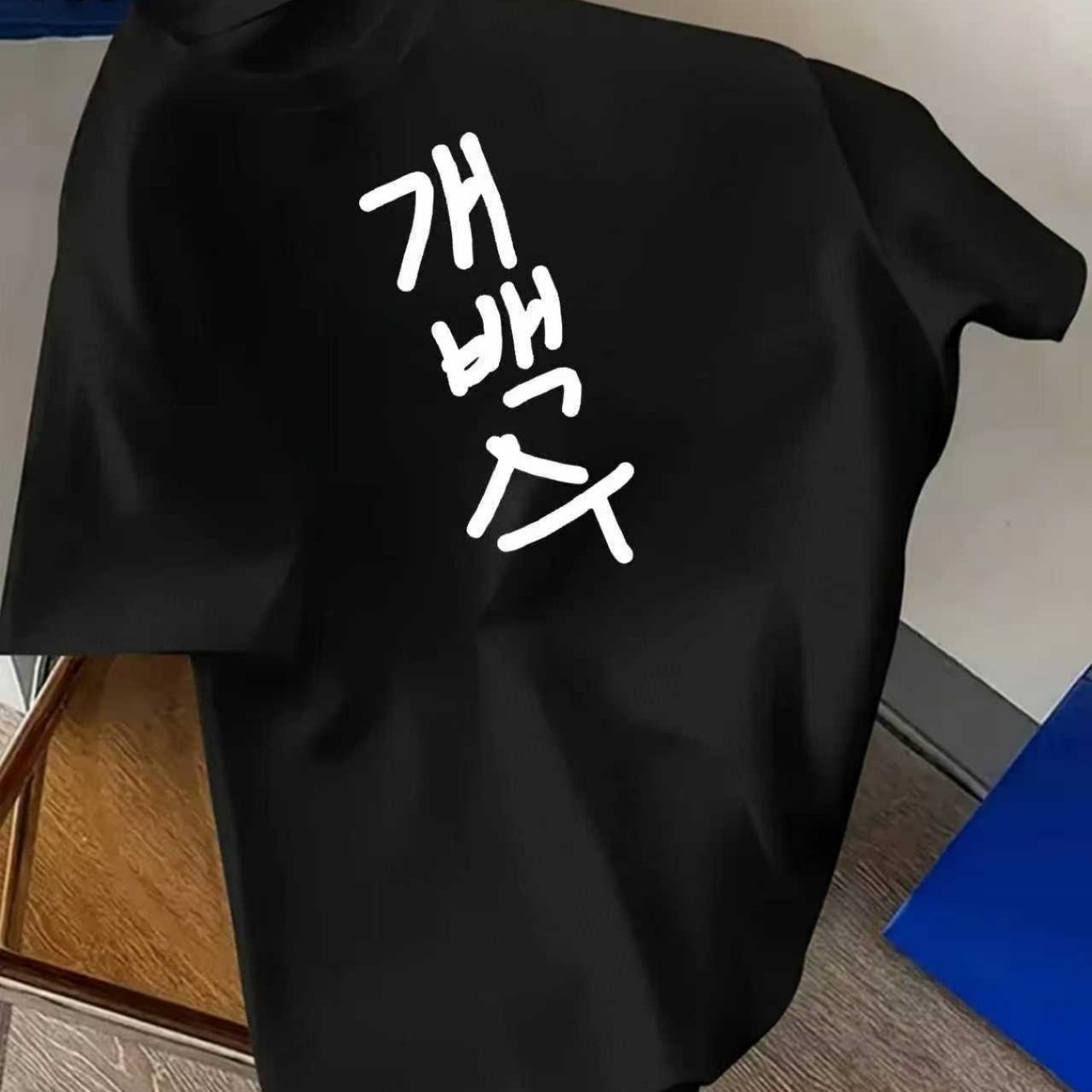 TEMU 최신 남성용 아웃도어 캐주얼 통기성 속건성 흡습성 하이엔드 프린트 라운드넥 스트레치 티셔츠, 루즈핏 및 간편한 관리, 다용도 상의, 일본 및 한국에서 인기
