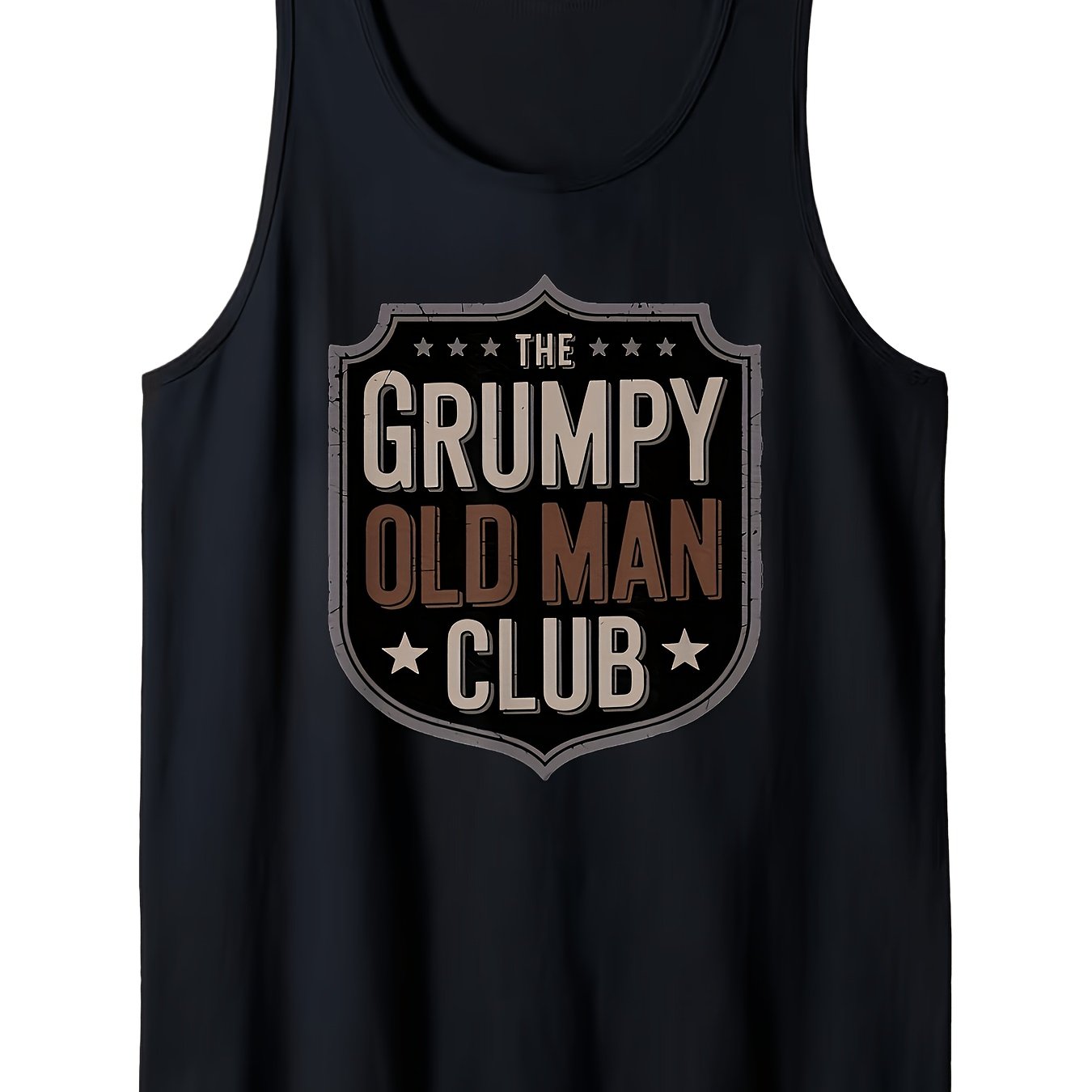 TEMU Vintage- Top For The Old For Designed For Men This Humorous Gift For Seniors Features A Breathable Loose-fitting Sports From Medium-stretch