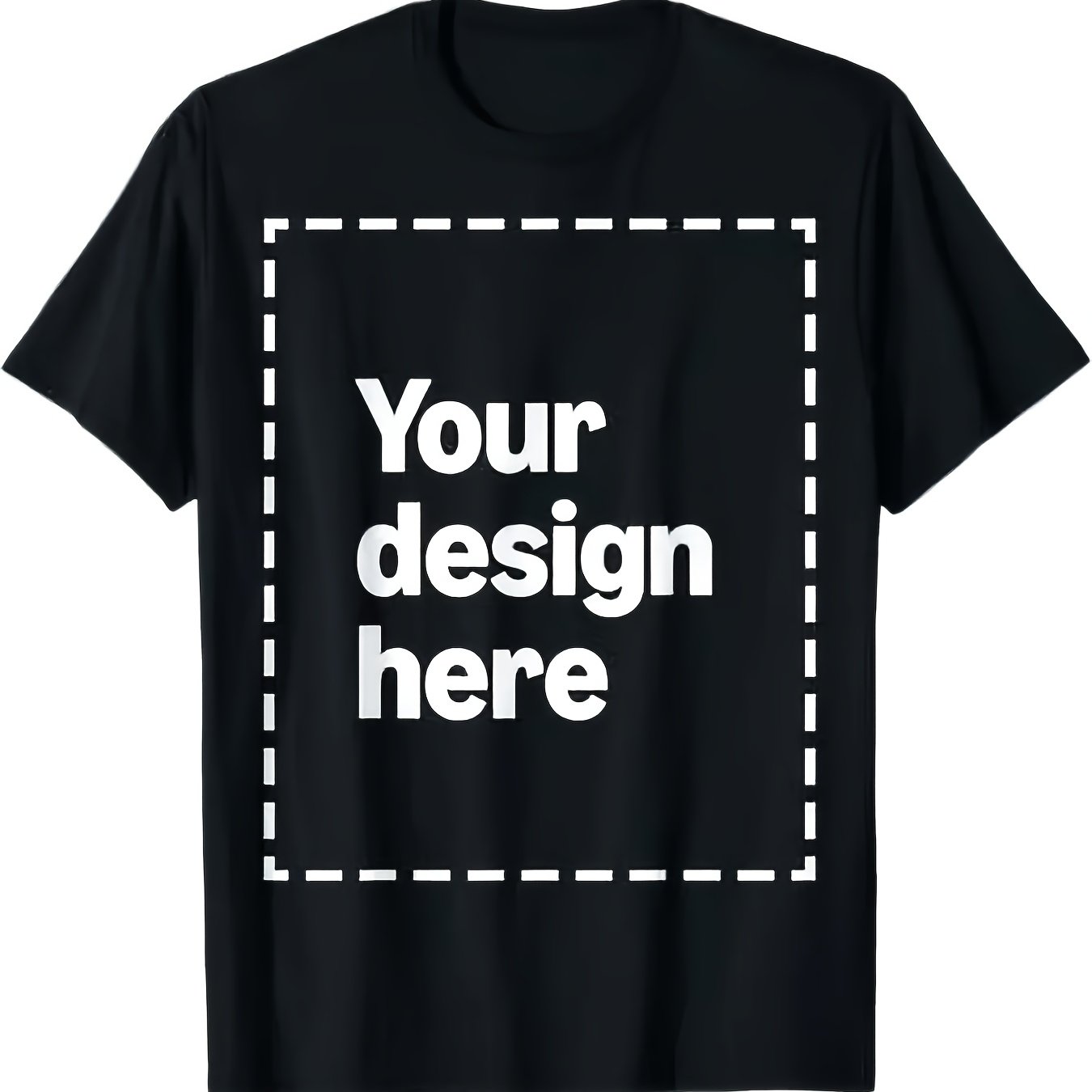 TEMU Customized Style, Can Customize Your Patterns To Give To Men Girlfriends Family Couples, Spring Summer Women's Casual Short Sleeve T-shirt, Easy