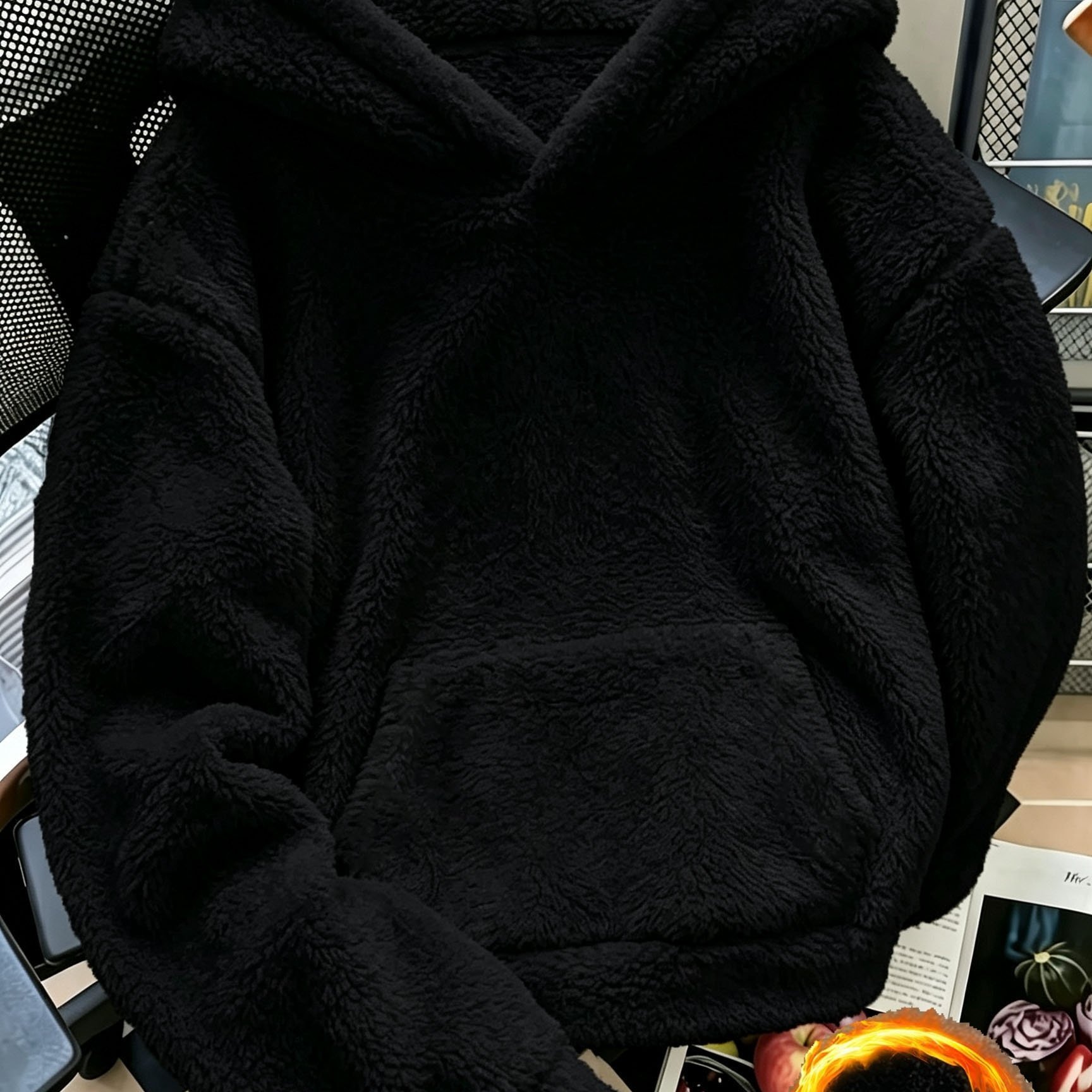 TEMU Women's Fleece Hoodie, Easy And Elegant, Sporty Style