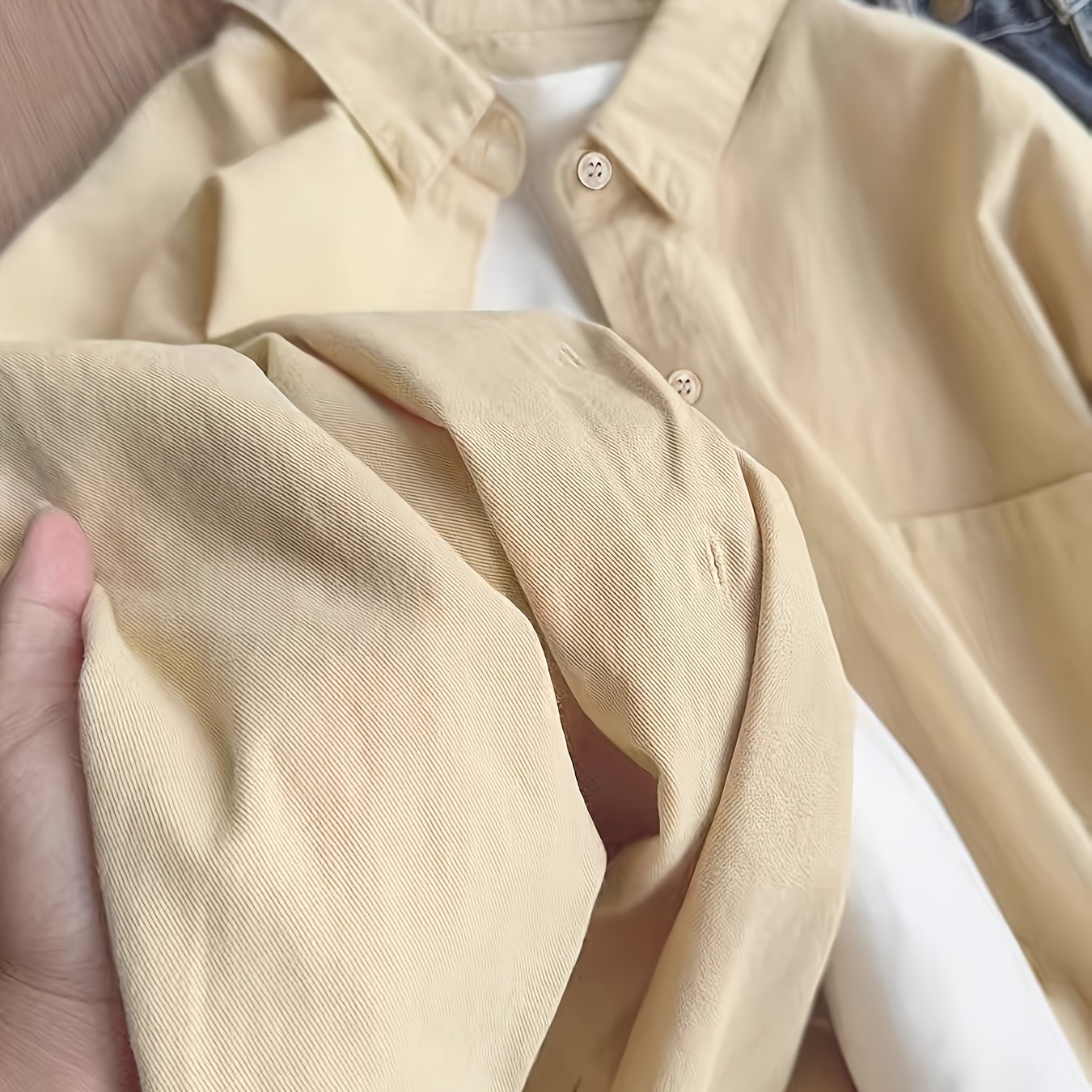 Dopamine 's Shirt, 2025 Spring/autumn New Style, Loose Fit Casual Long Sleeve Cardigan Top Shirt Jacket