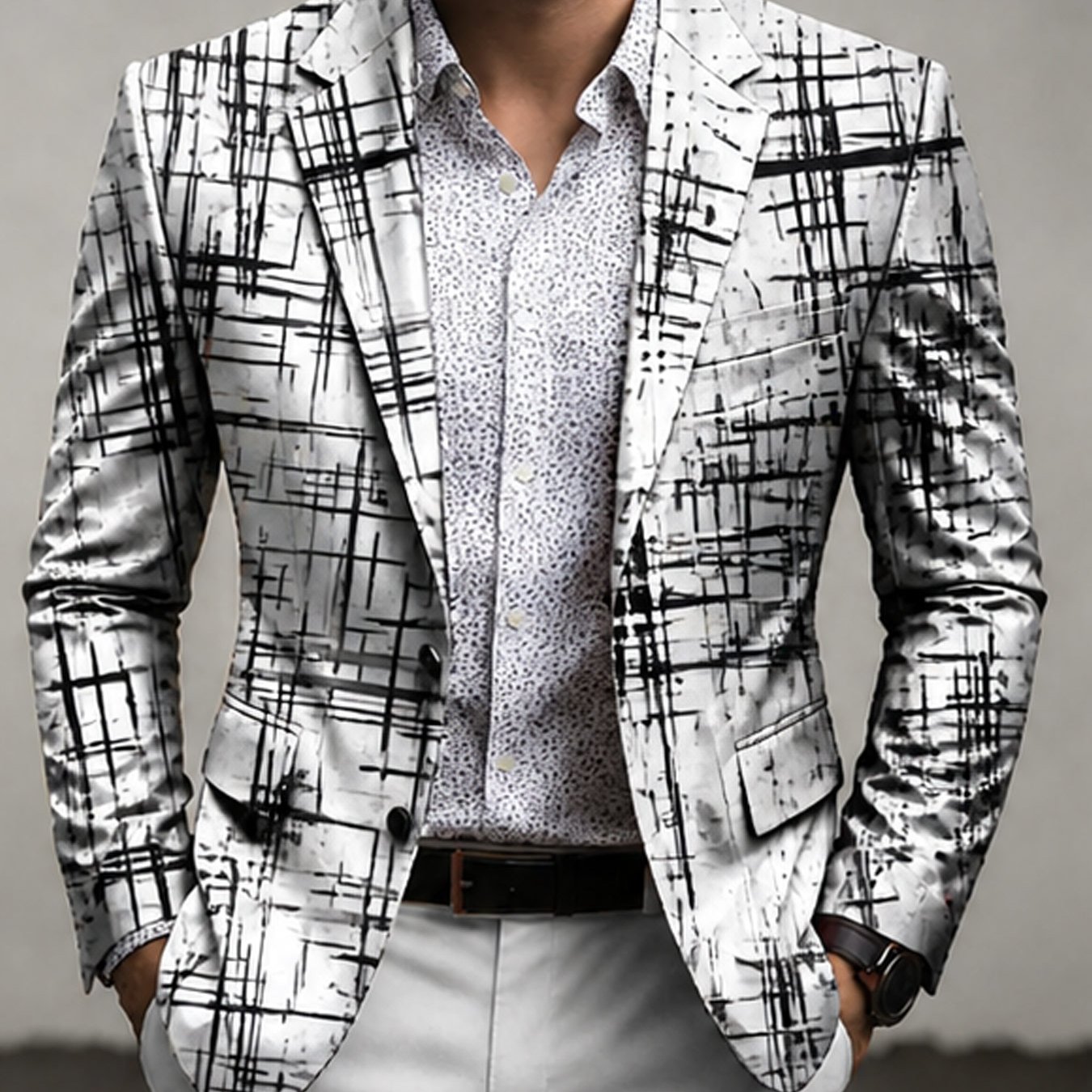 New Lightweight Business Suit, Men's Formal Business Occasion Blazer, Regular Fit Classic Stylish Suit Jacket, Suitable For Formal Business, Weddings, Casual And Other Occasions