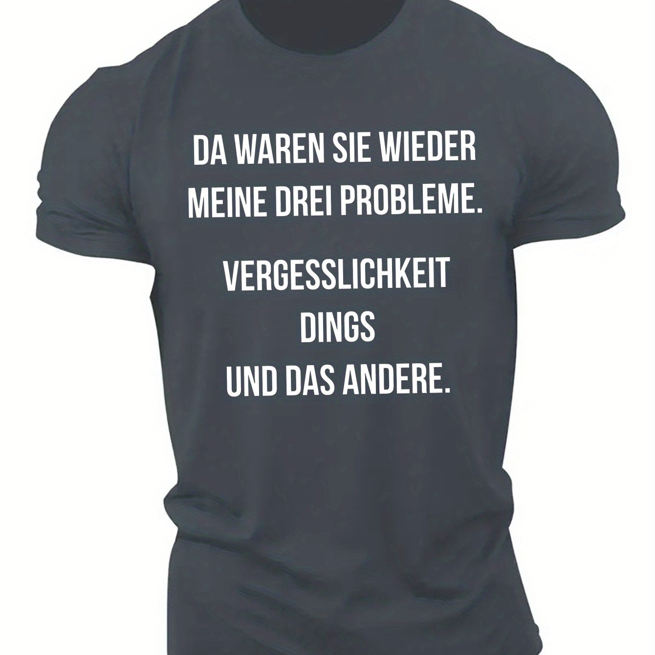 Interesting German Men's Short Sleeve T-shirt Summer T-shirt Top