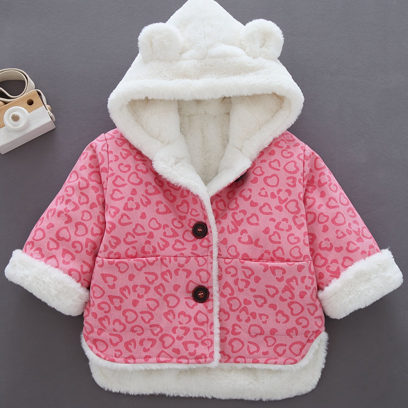  Tiptupu Kids Unisex Winter Coat Jacket Thicken Fur