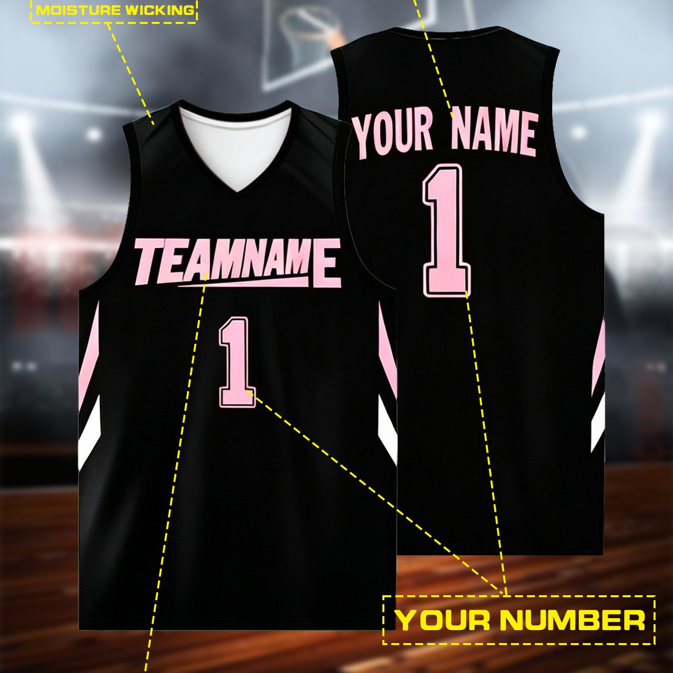 TEMU Custom Basketball Jersey V-neck Fan Vest Quick-dry Breathable Men Women Student Casual Team Uniform Letter Number Logo Wholesale, Spring,