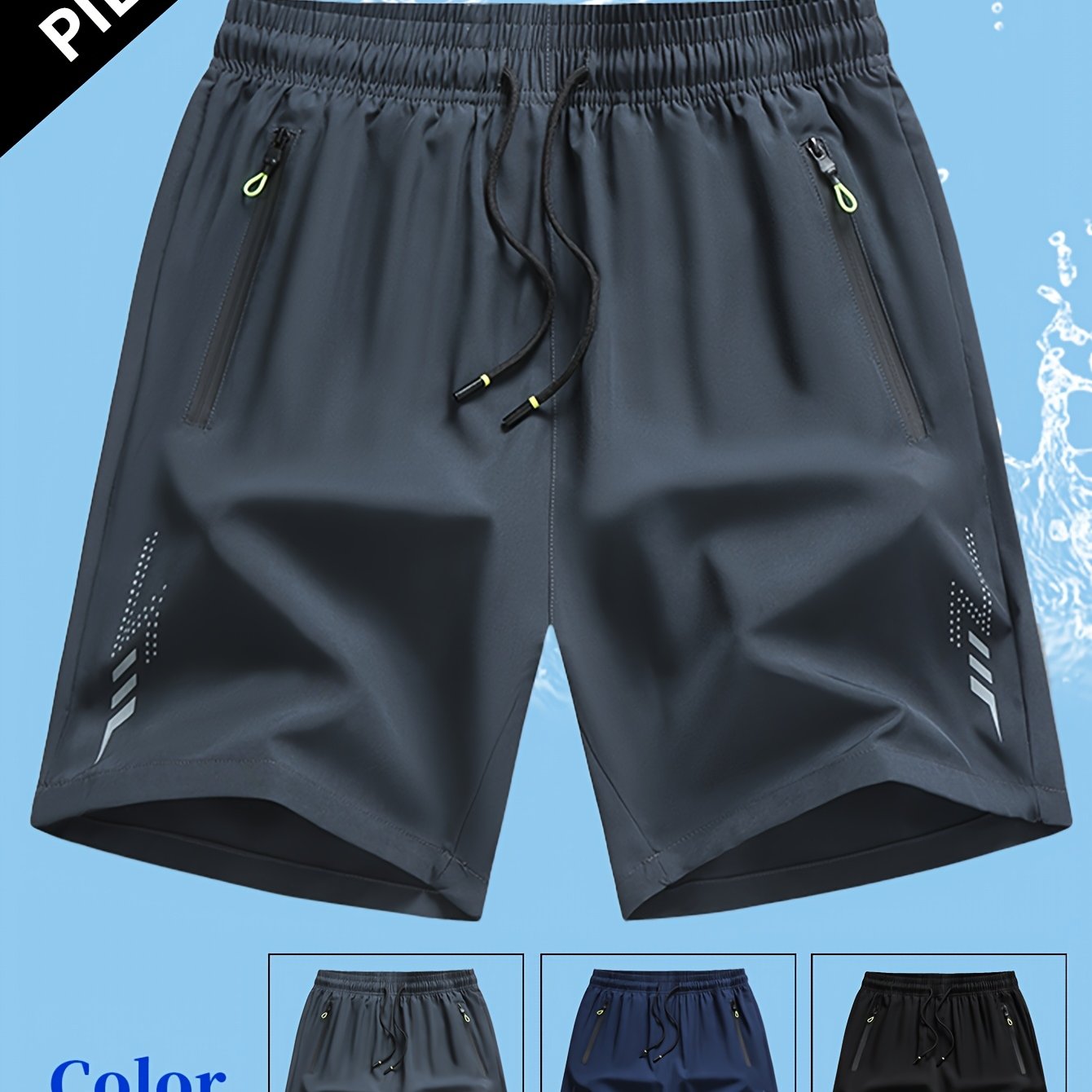 TEMU Men's Summer Shorts, Casual Athletic, Quick-dry Breathable Shorts, Running, Fitness, Cycling, Walking, Swimming, Outdoor Category: Men's Casual