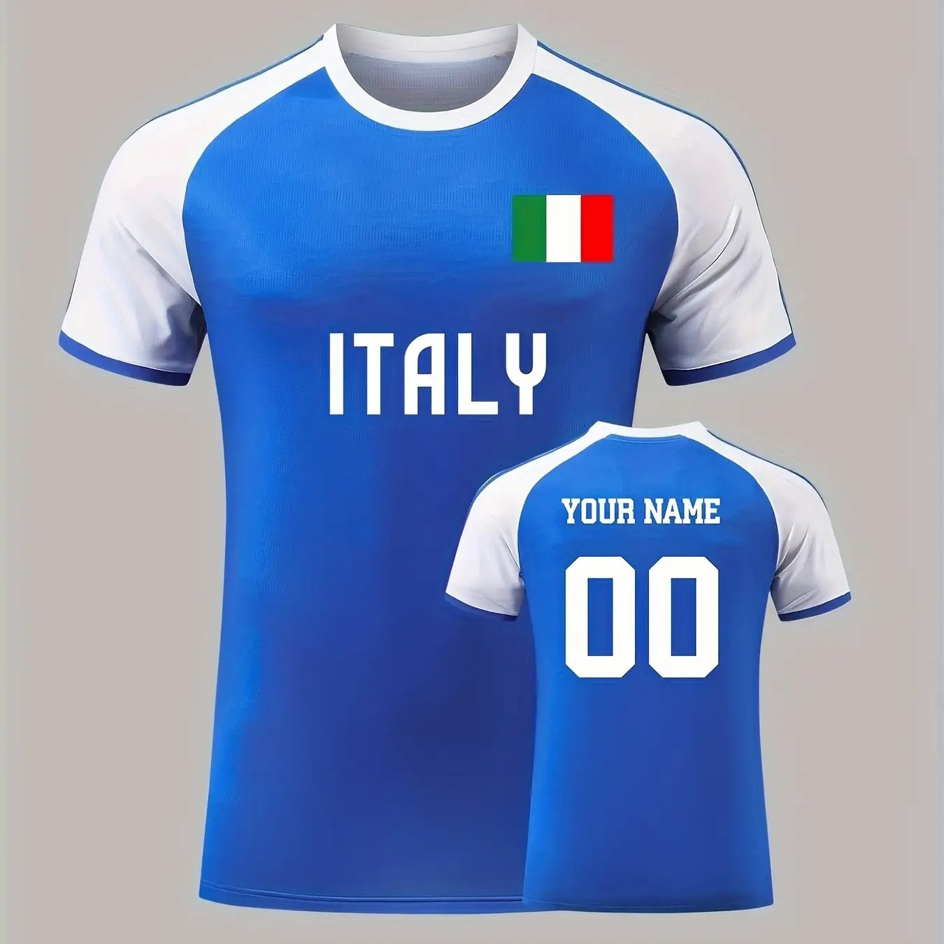 TEMU Custom 's Soccer Jerseys - With Team Name Or Personal Name And Number, Featuring A Breathable Round-neck Design Suitable For Matches, Training,
