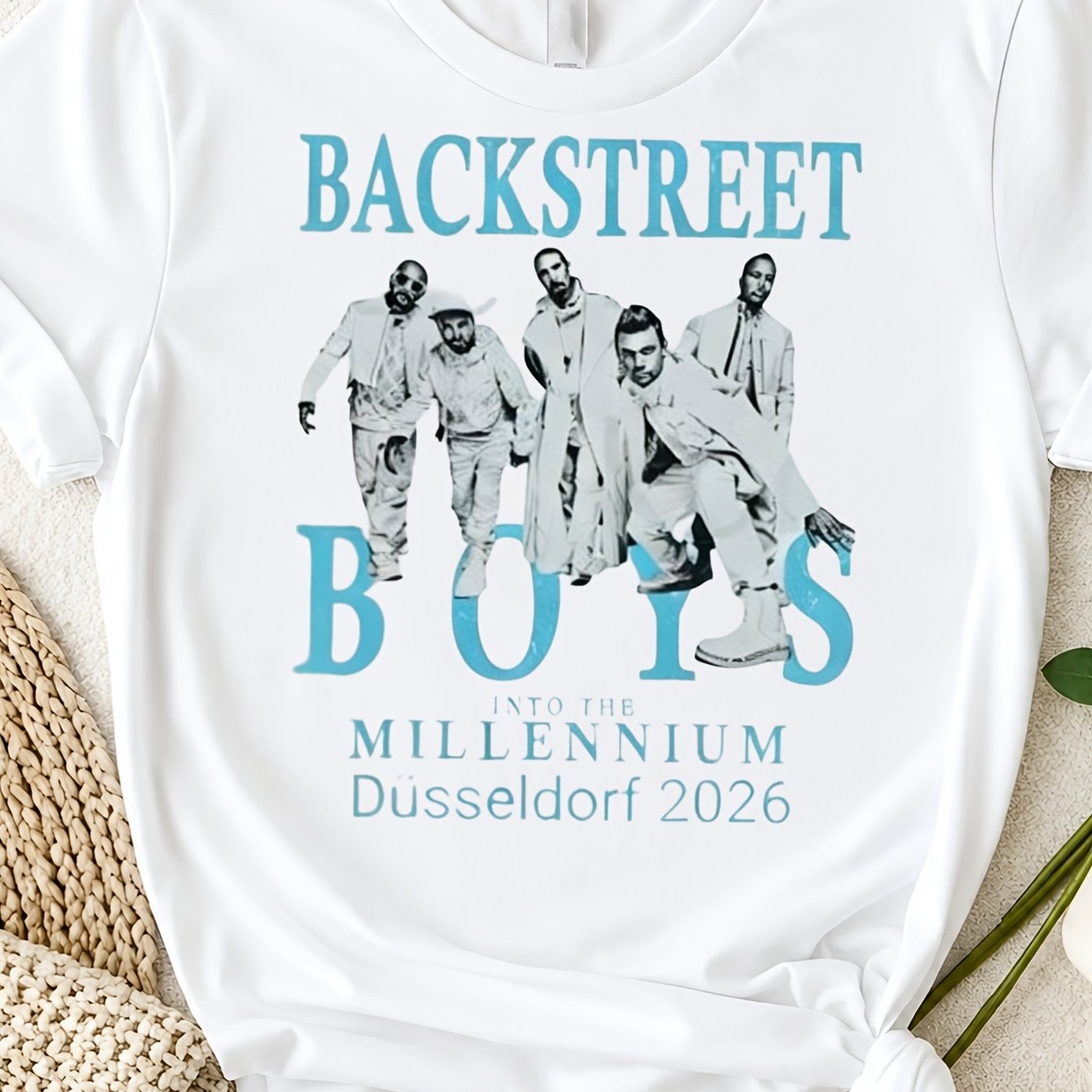 TEMU Unisex T-shirt B Ackstreet 2026 T-shirt Band Graphic Y2k Fan Style