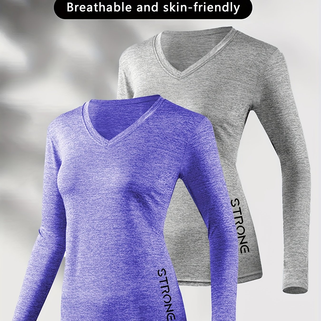 TEMU A Two-piece Set Of Women's Sports Yoga T-shirts, Quick-drying For Fitness, Cycling, And Suitable For Running And Training