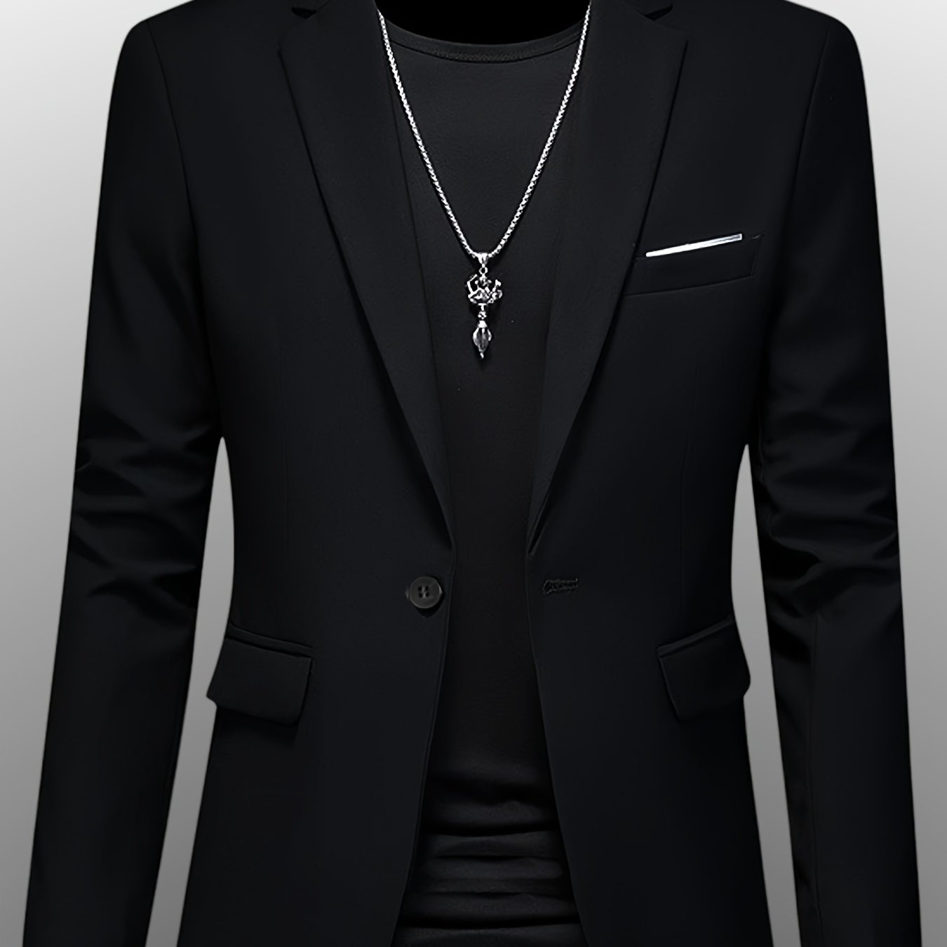 E-shop Ein Herren Anzug in Unifarben, leichter Business-Stil - Freizeit Anzugjacke - Koreanischer Slim Fit, britischer - 3D-Schneiderarbeit, geeignet