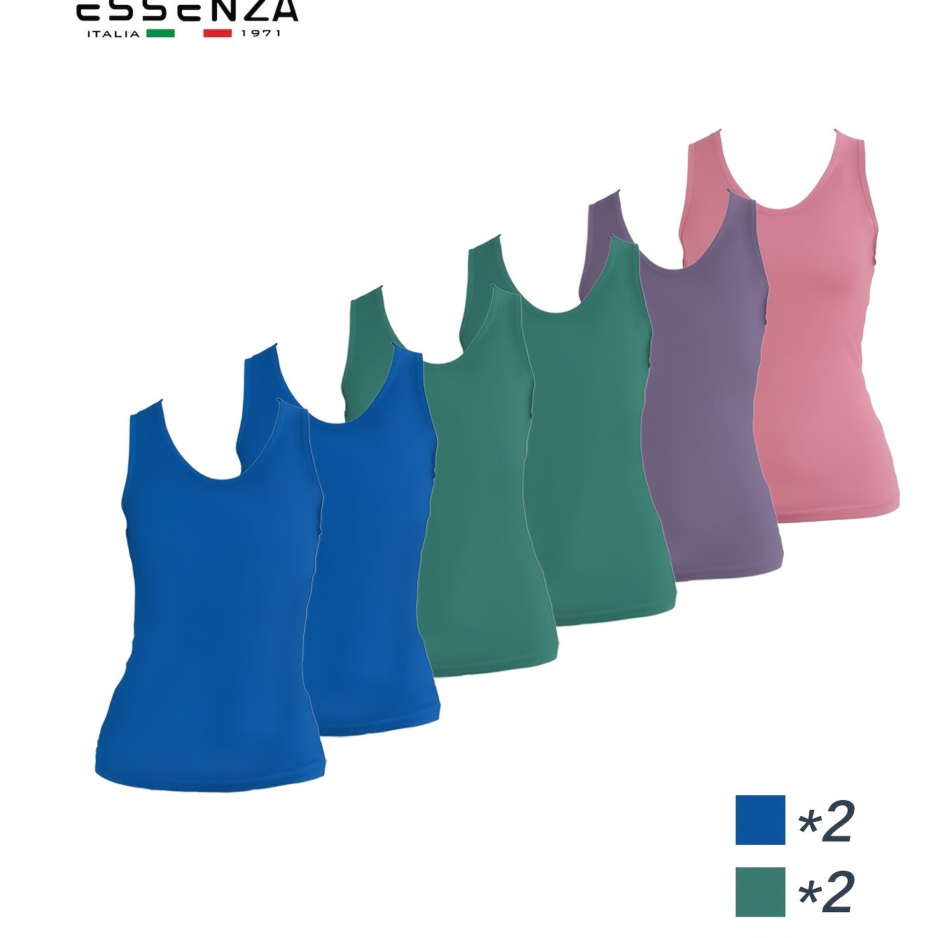 6pcs European And Round Neck Vest, Slim Fit Versatile Inner Wear Sleeveless Base Top, Solid Color Round Neck Camisole Vest, 3552