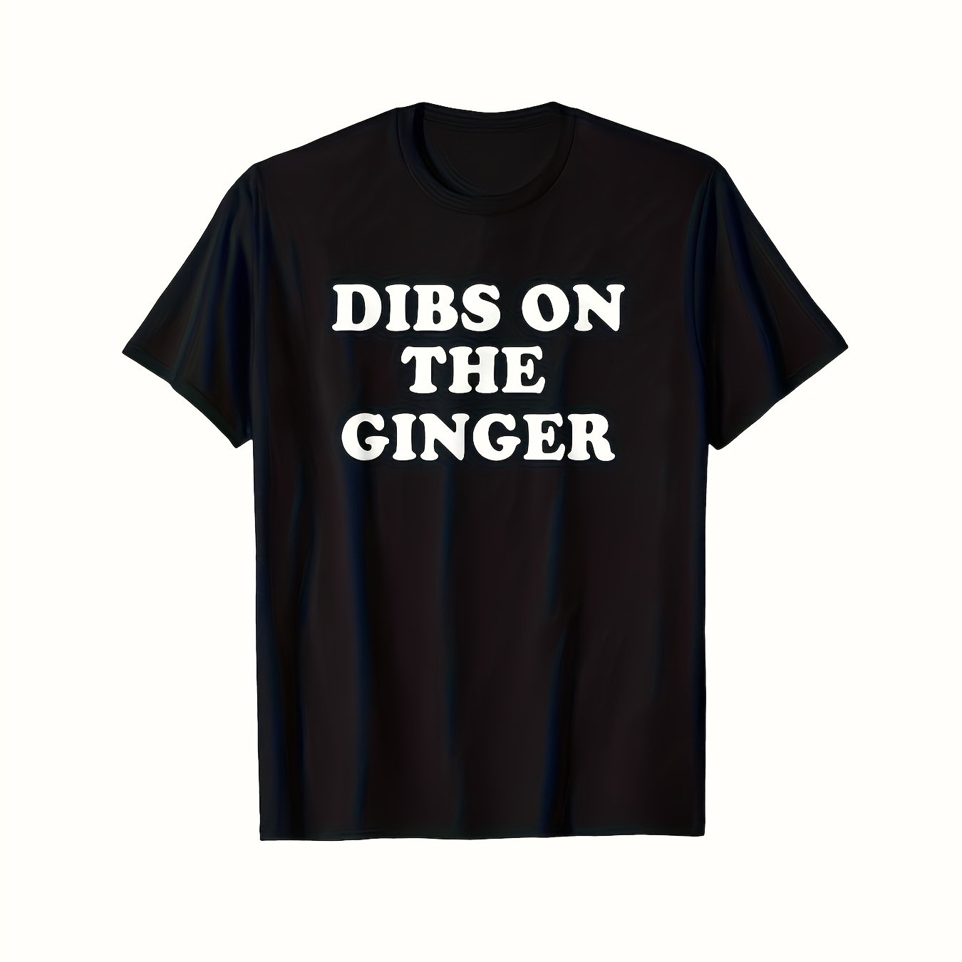 TEMU Men's Funny On The Ginger Graphic T Shirt Soft Breathable Tee With Text Casual Crew Neck Top Suitable For Gsame Style For Men And Women 2026